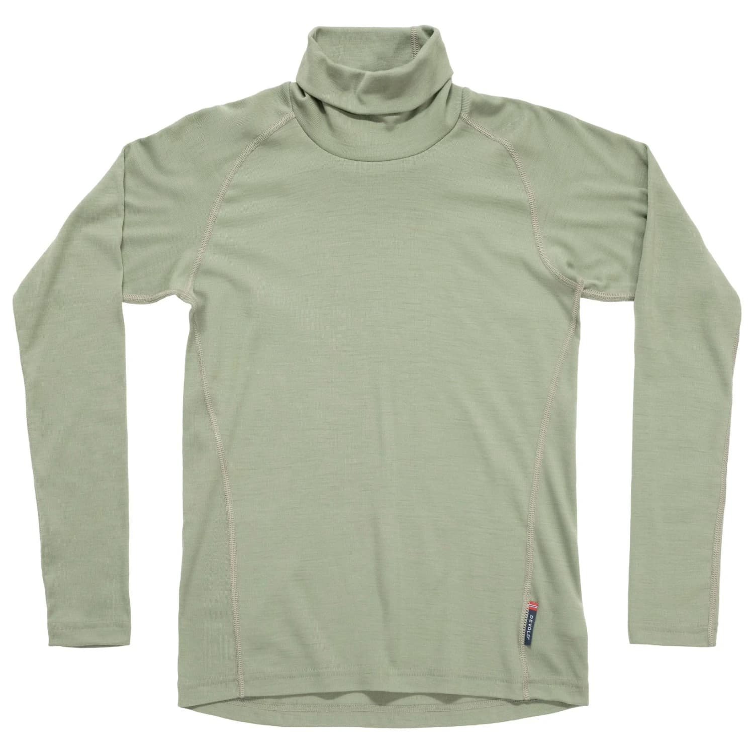 Дамско мериносово термобельо Devold Women's Adventure Merino 190 High Neck Merino shirt - Fog