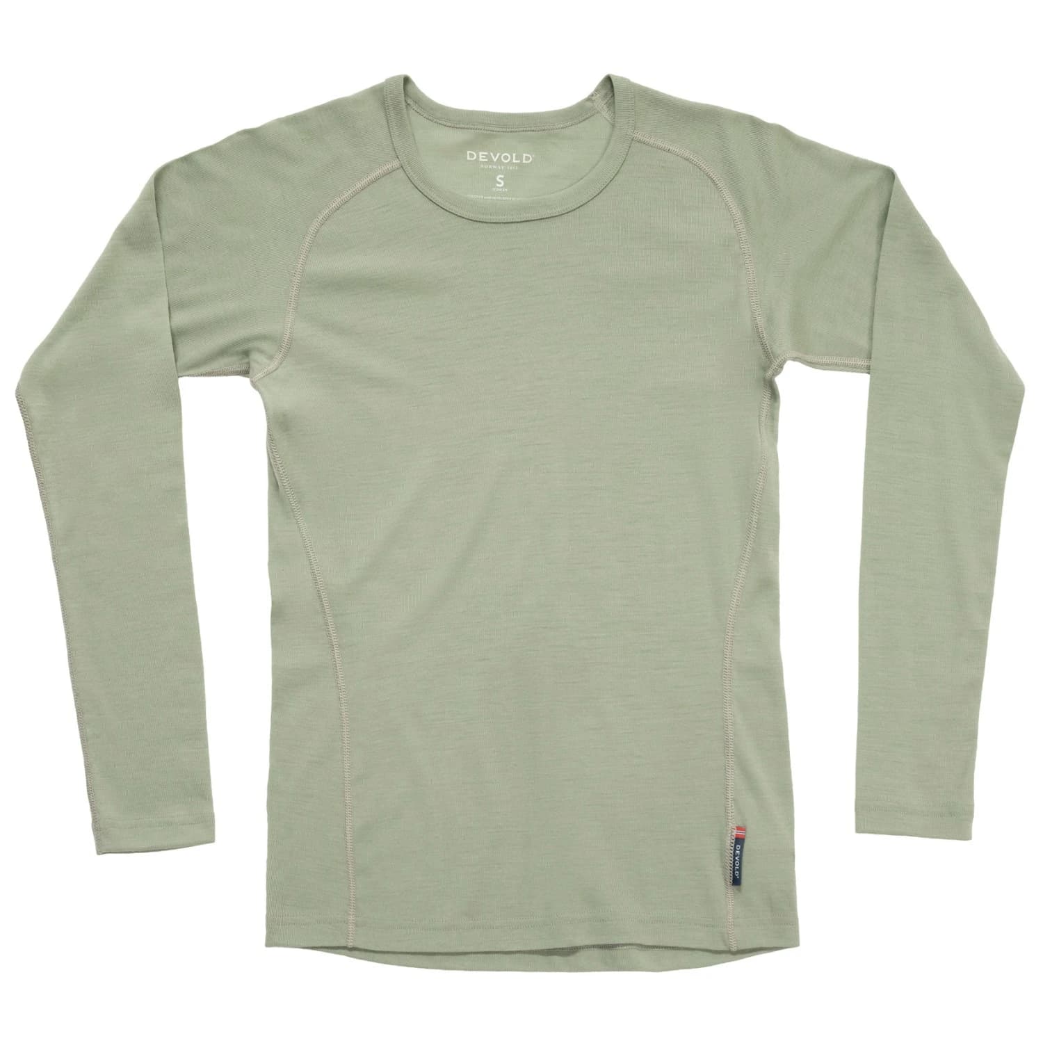 Дамско мериносово термобельо Devold Women's Adventure Merino 190 Shirt Merino shirt - Fog