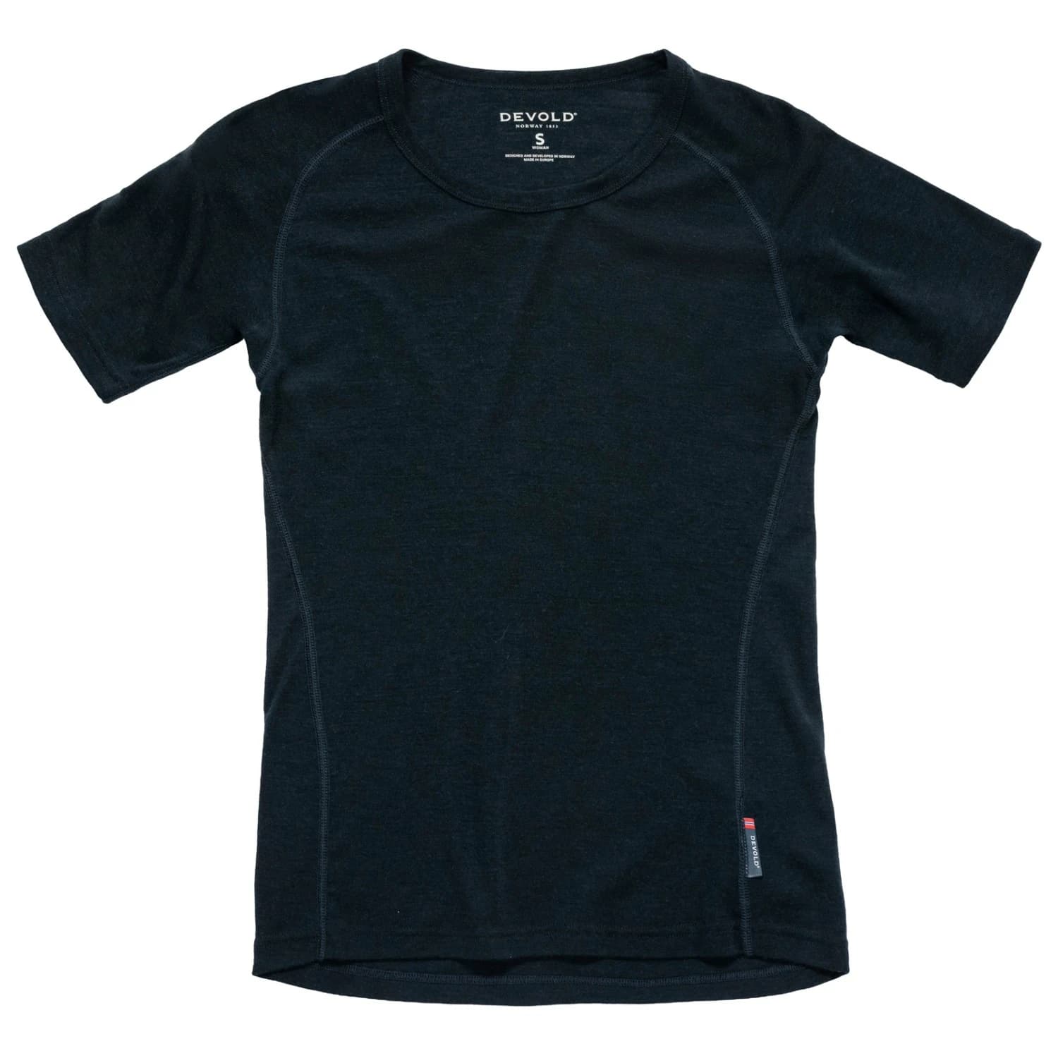 Дамско мериносово термобельо Devold Women's Adventure Merino 190 Tee Merino shirt - Ink