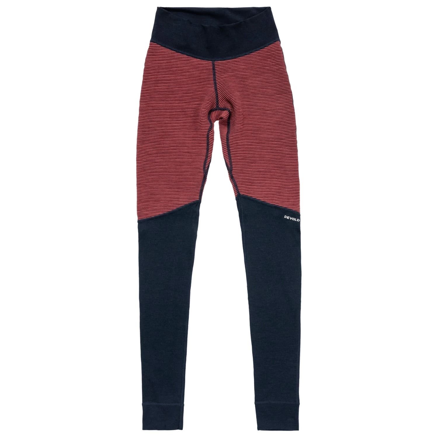 Дамско мериносово термобельо Devold Women's Reverso Merino Longs Merino underpants - Marsala