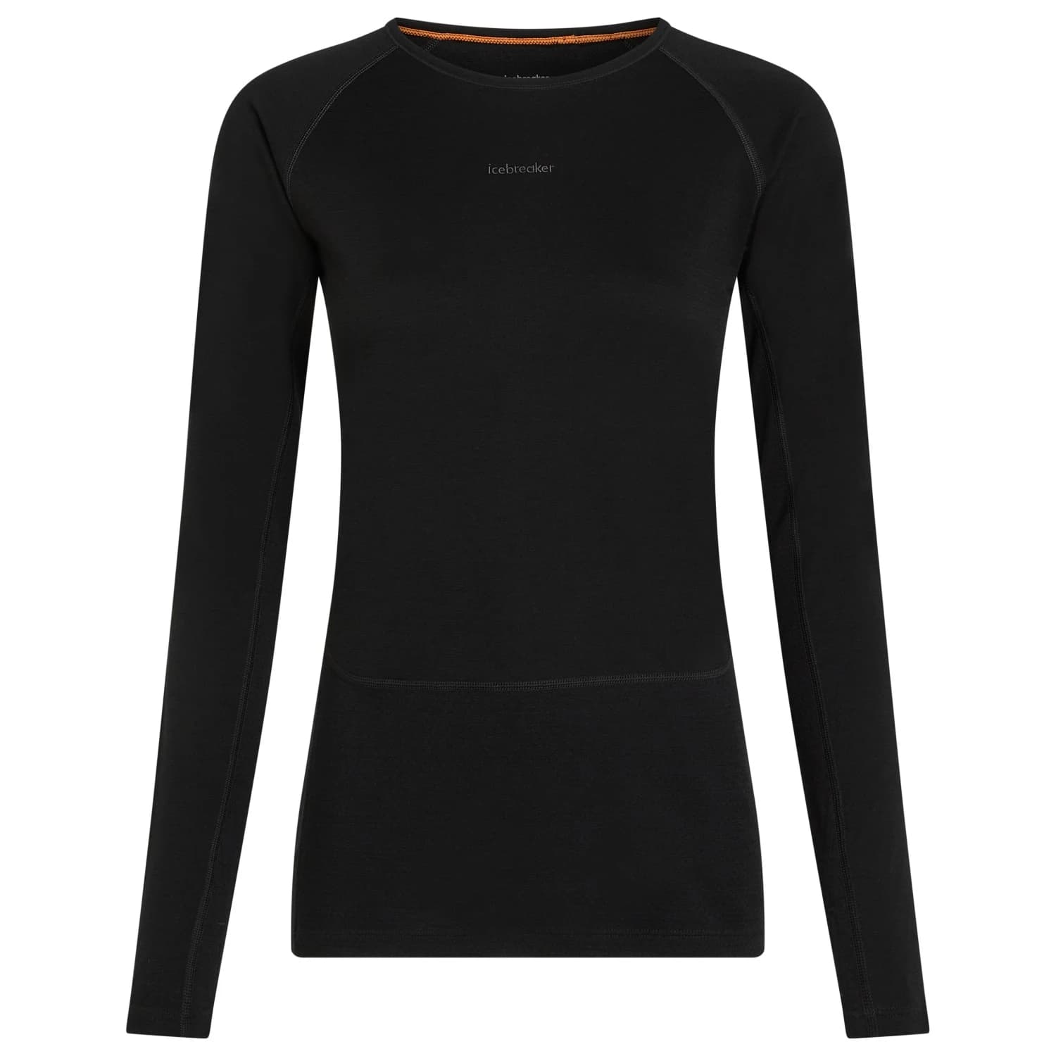Дамско мериносово термобельо Icebreaker Women's Merino 200 Zoneknit L/S Crewe Merino base layer - Black