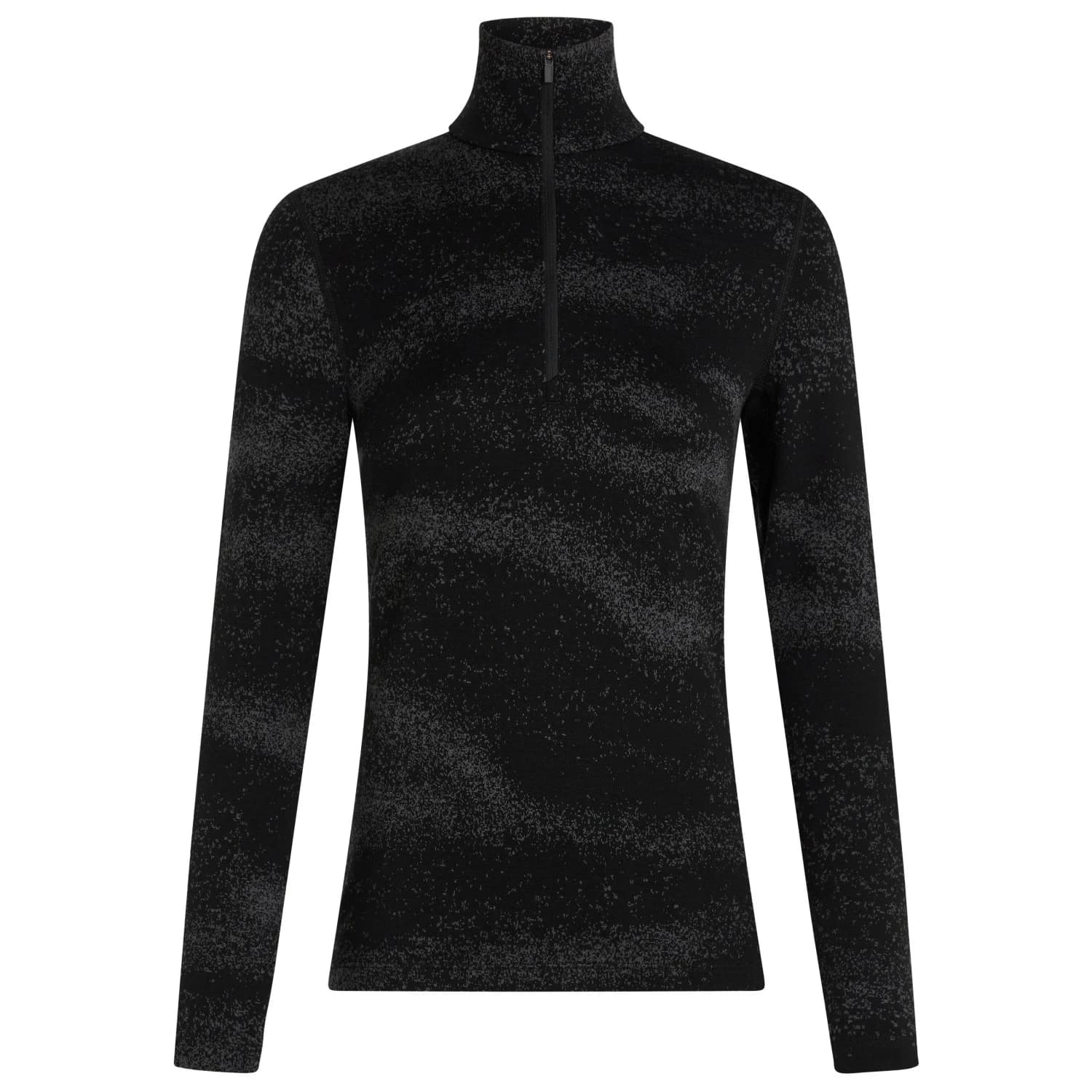 Мериносово термобельо Icebreaker Women's Merino 260 Oasis L/S Half Zip Chillwave Merino base layer - Black / Obsidian / J