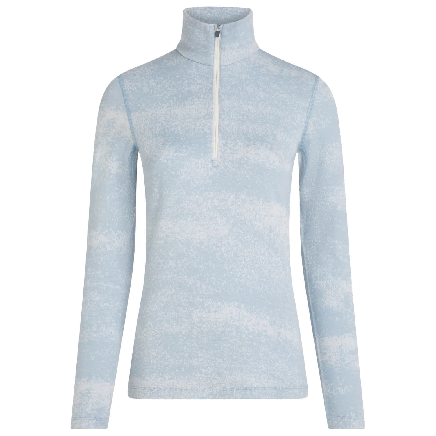 Мериносово термобельо Icebreaker Women's Merino 260 Oasis L/S Half Zip Chillwave Merino base layer - Snow / Zinc Blue / J