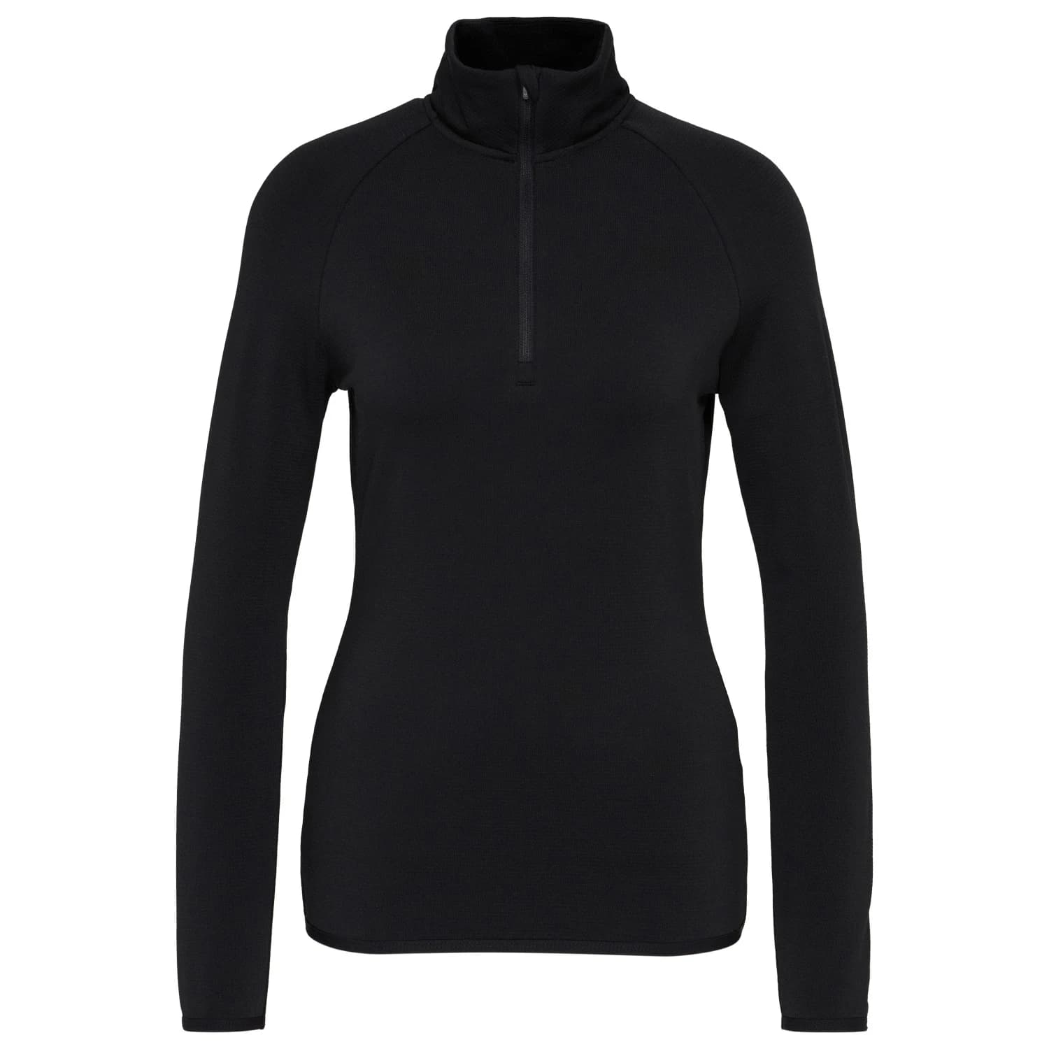 Мериносово термобельо Stoic Women's MerinoSoft245 TuleboSt. II Half Zip Merino base layer - Black