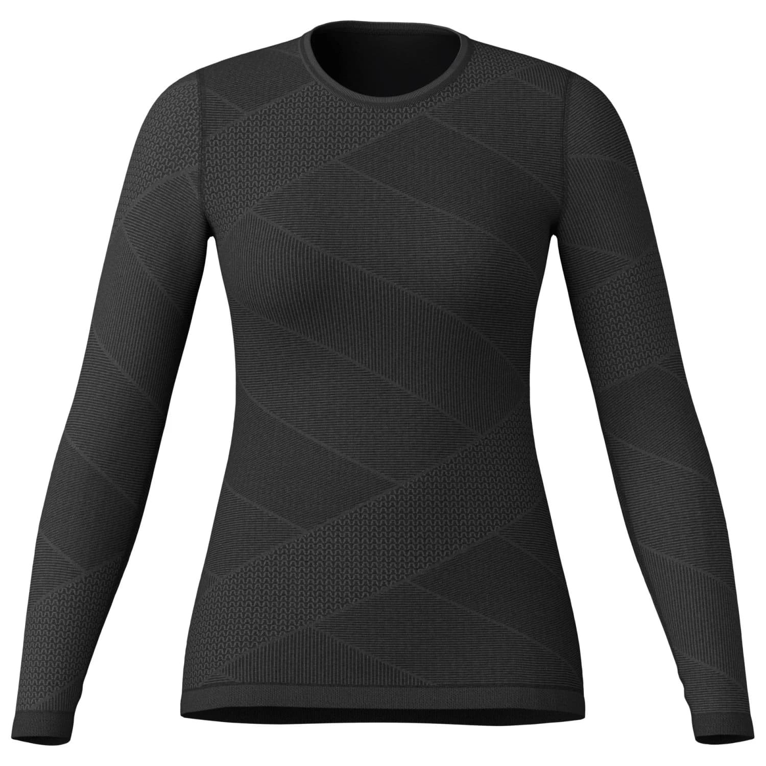 Мериносово термобельо Löffler Women's Shirt L/S Transtex Merino 260 Merino base layer - Grey Melange