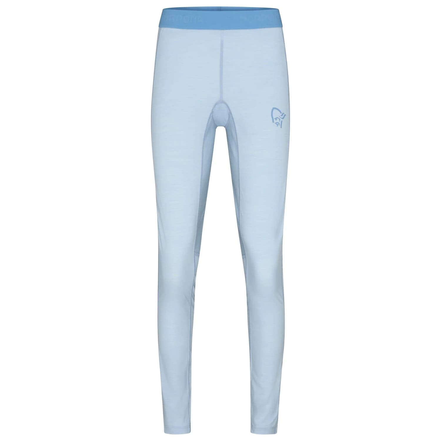 Дамско мериносово термобельо Norrøna Women's Falketind Equaliserull Longs Merino base layer - Cashmere Blue