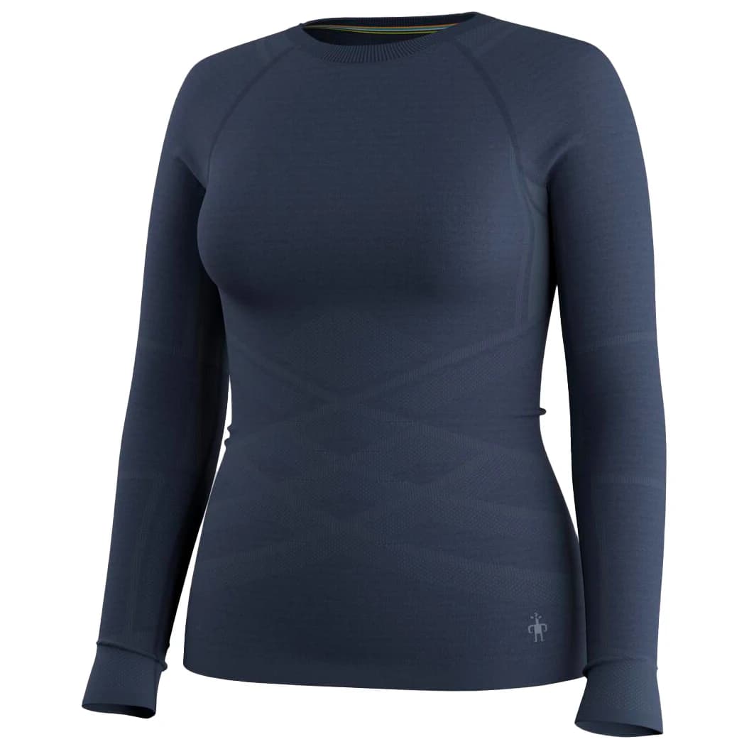 Мериносово термобельо Smartwool Women's Intraknit All-Season Merino BL Crew Merino base layer - Deep Navy