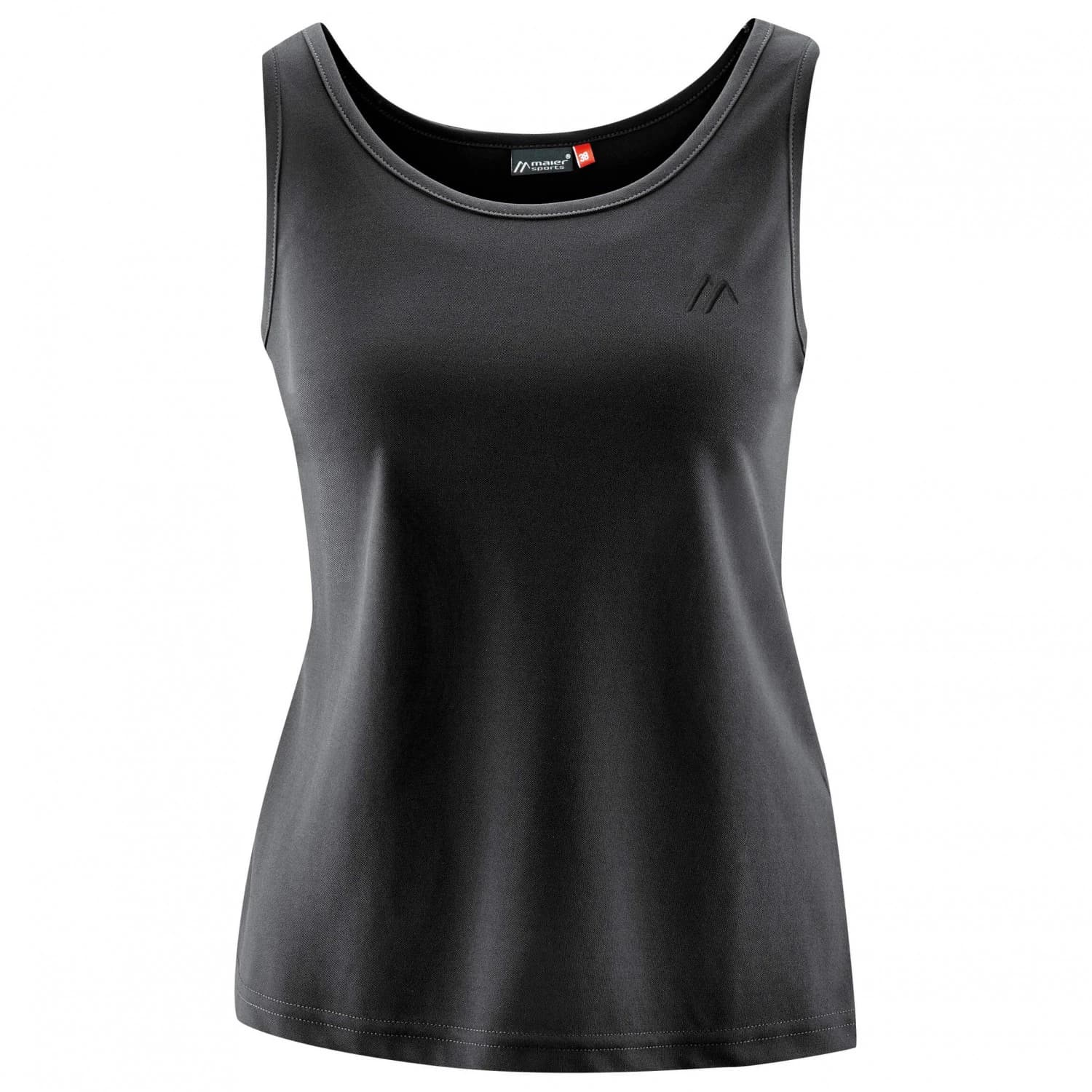 Дамски потник с широка презрамка Maier Sports Women's Petra Tank top - Black