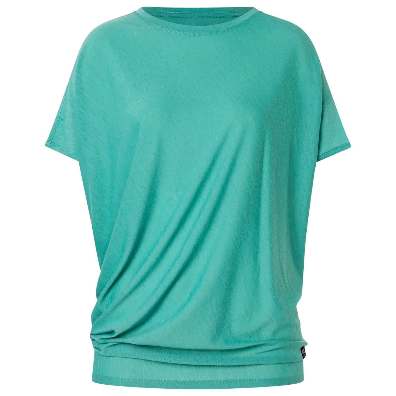 Дамска мериносова блуза super.natural Women's Yoga Loose Tee T-shirt - Lagoon Green