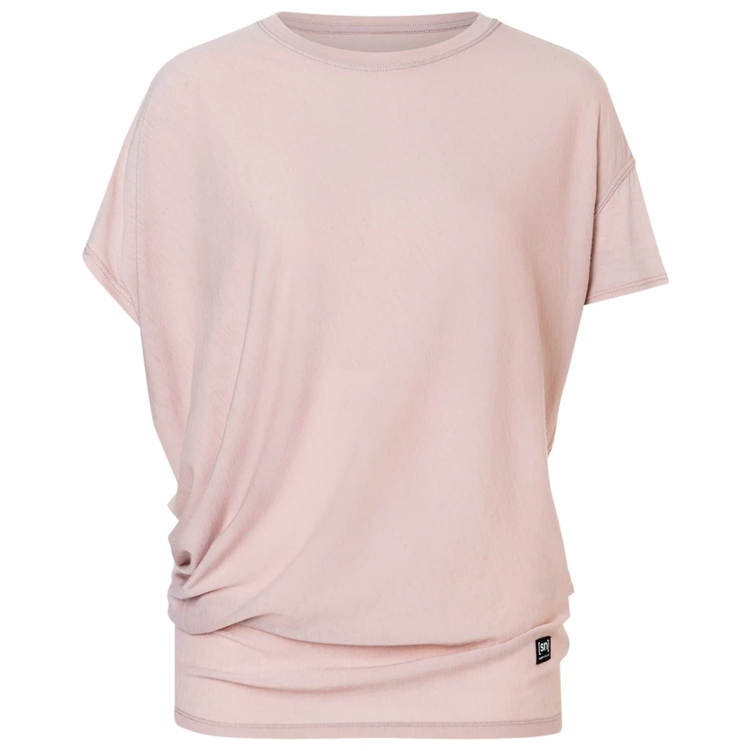 Дамска мериносова блуза super.natural Women's Yoga Loose Tee T-shirt - Dusty Rose