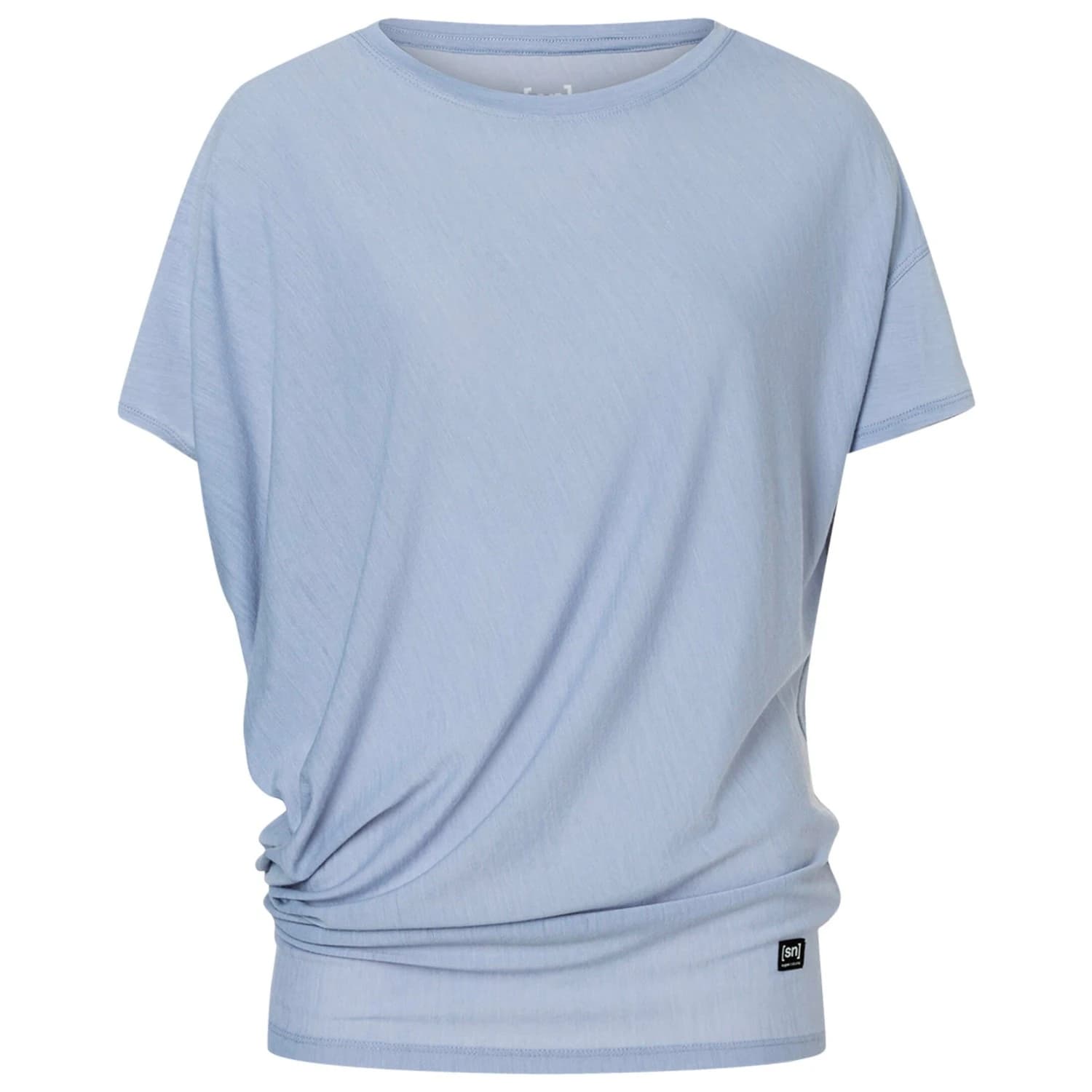 Дамска мериносова блуза super.natural Women's Yoga Loose Tee T-shirt - Forget Me Not Blue