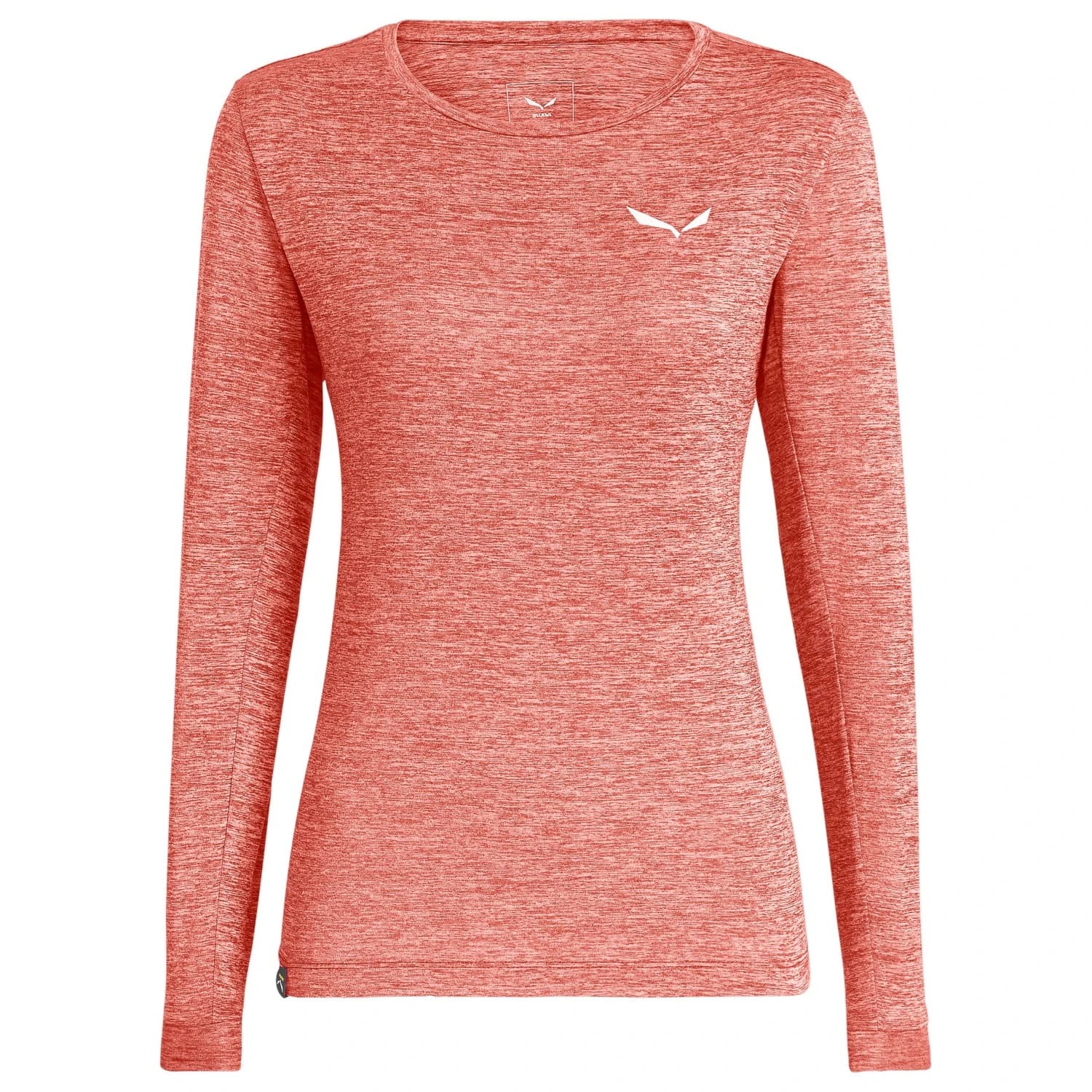 Дамска спортна тениска Salewa Women's Puez Melange Dry L/S Tee Sport shirt - Desert Pink Melange