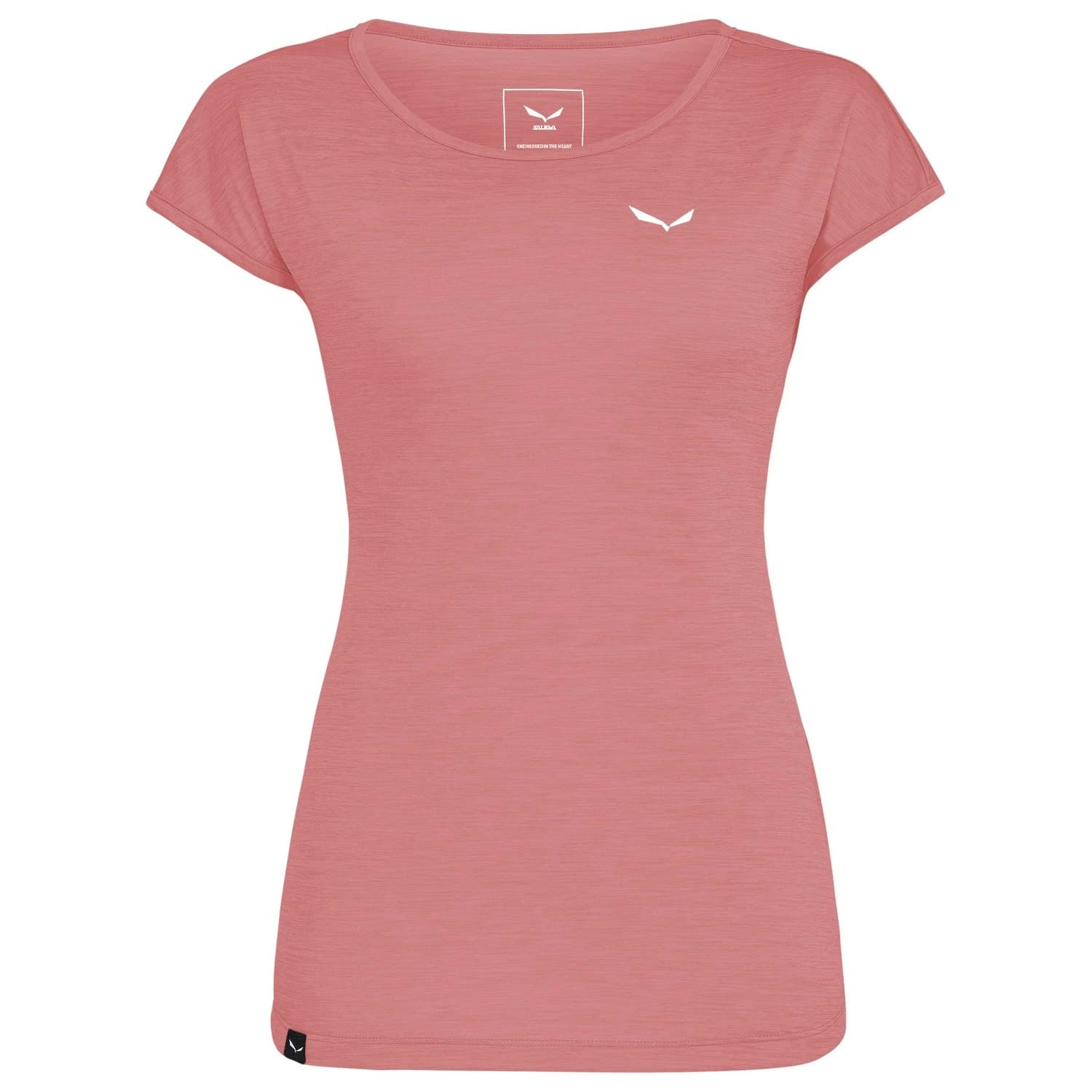 Дамска спортна тениска Salewa Women's Puez Melange Dry S/S Tee T-shirt - Desert Pink Melange