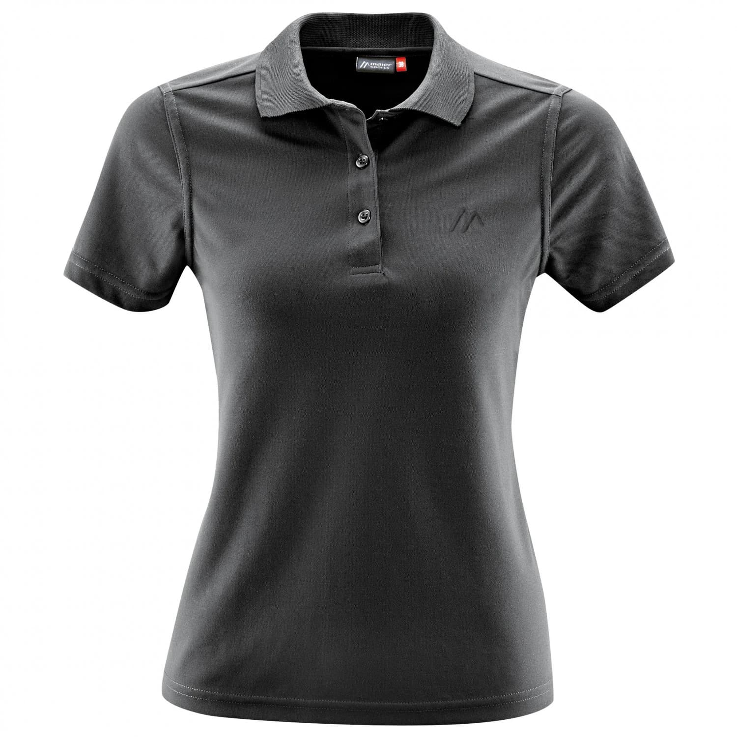 Дамска поло тениска Maier Sports Women's Ulrike Polo shirt - Black