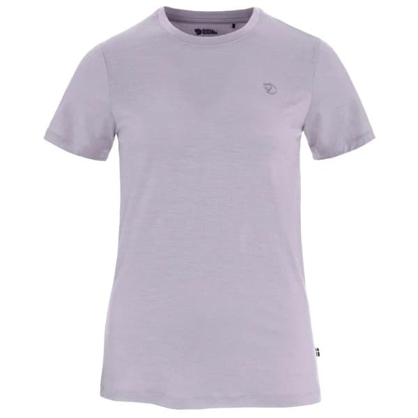 Мериносова блуза Fjällräven Women's Abisko Wool S/S T-shirt - Lavender Mist