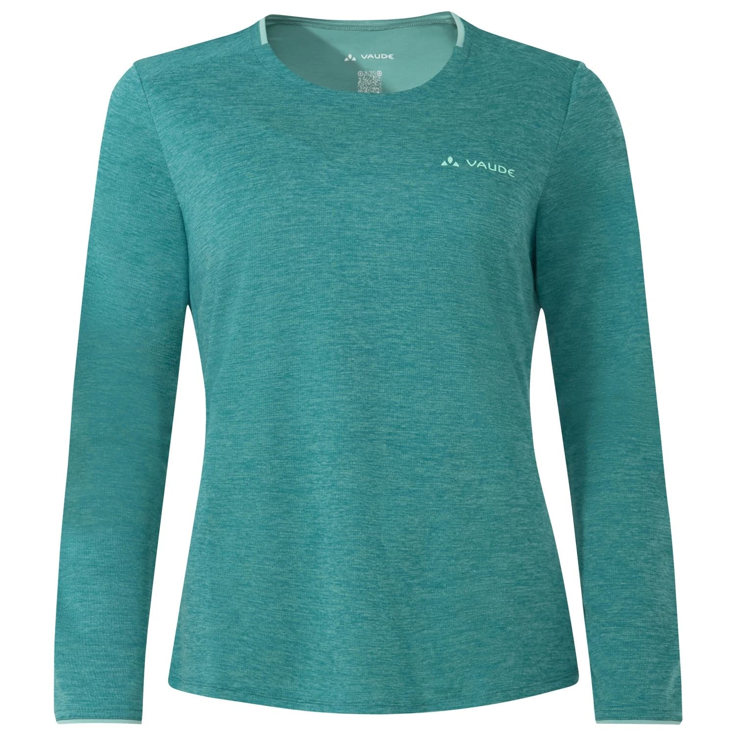 Дамска спортна тениска Vaude Women's Essential L/S T-Shirt Sport shirt - Fjord Green