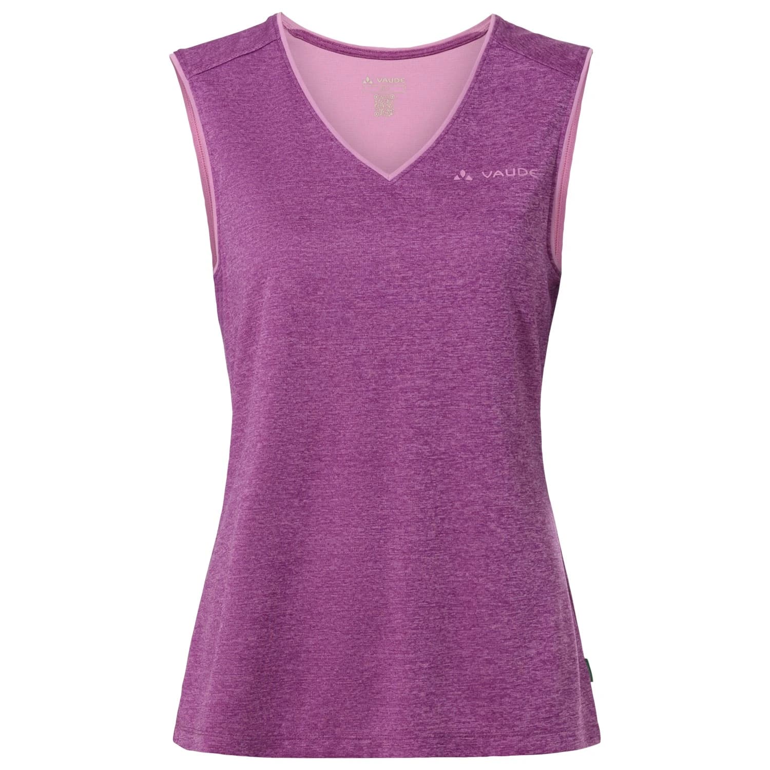 Дамска спортна тениска Vaude Women's Essential Top Sport shirt - Magenta