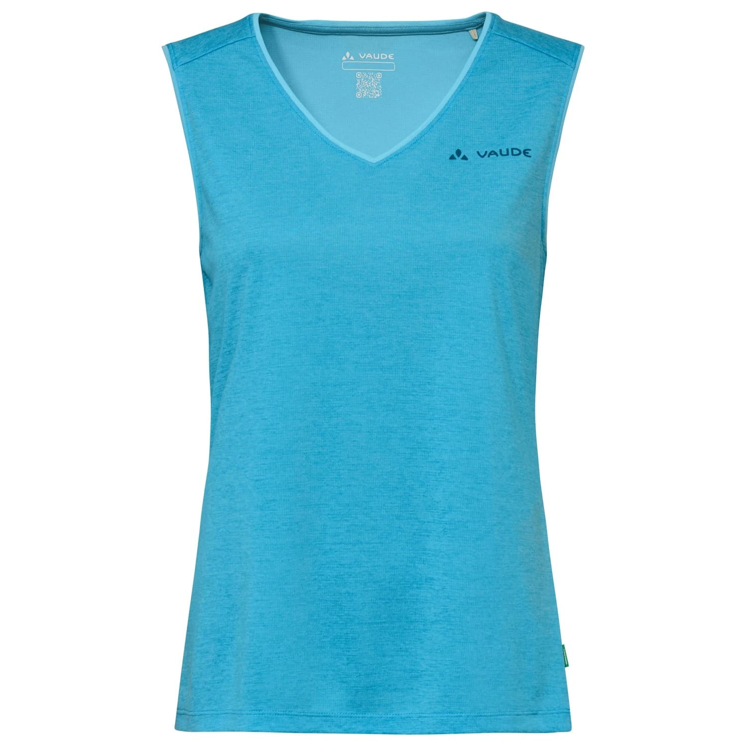 Дамска спортна тениска Vaude Women's Essential Top Sport shirt - Aqua