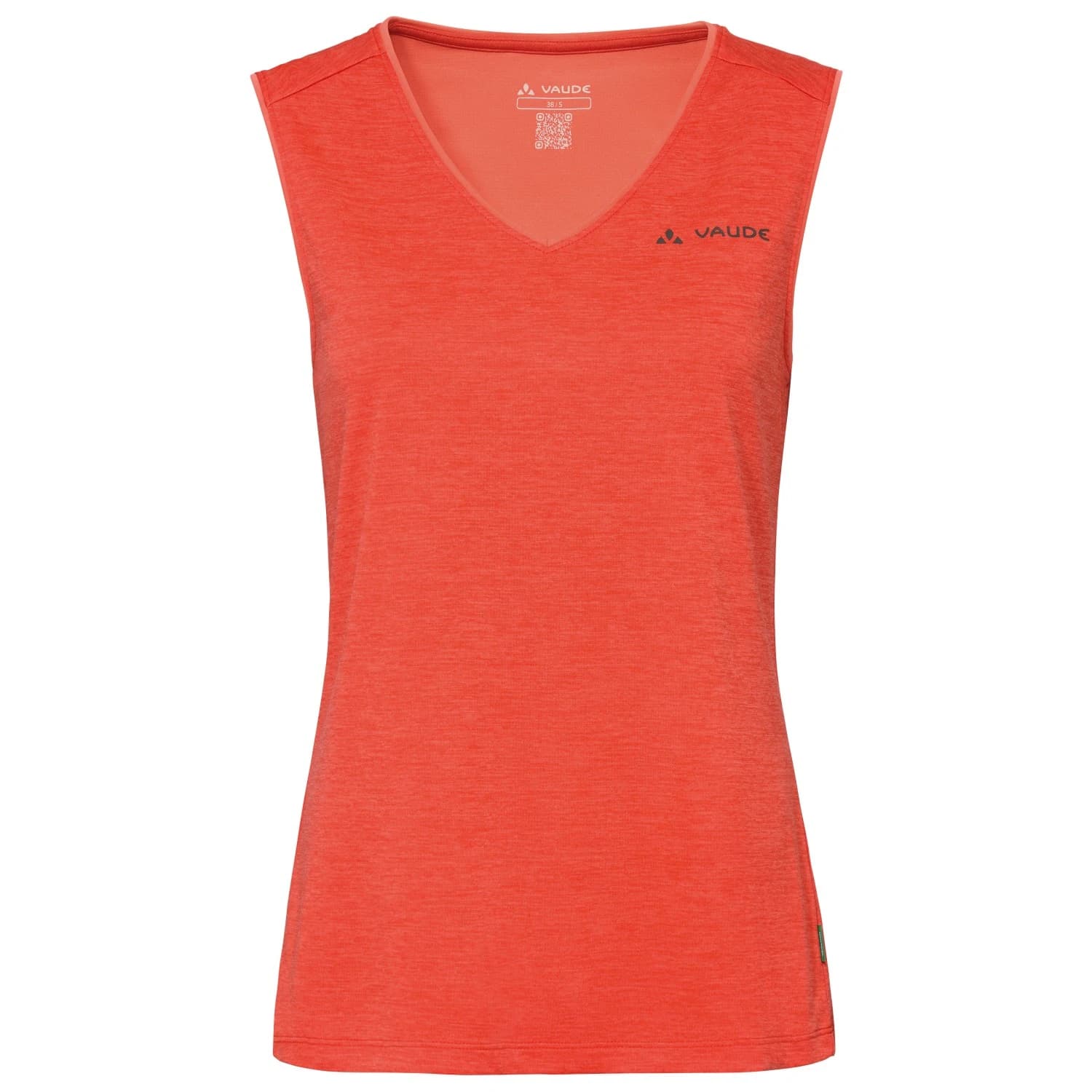 Дамска спортна тениска Vaude Women's Essential Top Sport shirt - Glowing Red