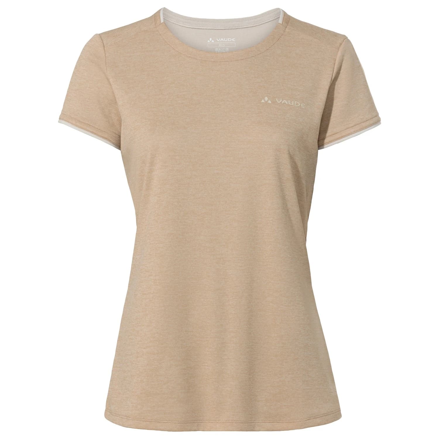 Дамска спортна тениска Vaude Women's Essential T-Shirt Sport shirt - Linen