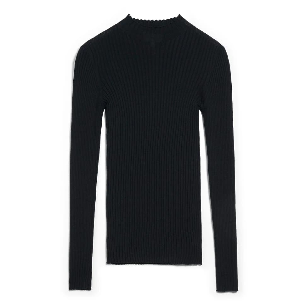 Дамска блуза с дълъг ръкав ARMEDANGELS Women's Alaani Longsleeve - Black
