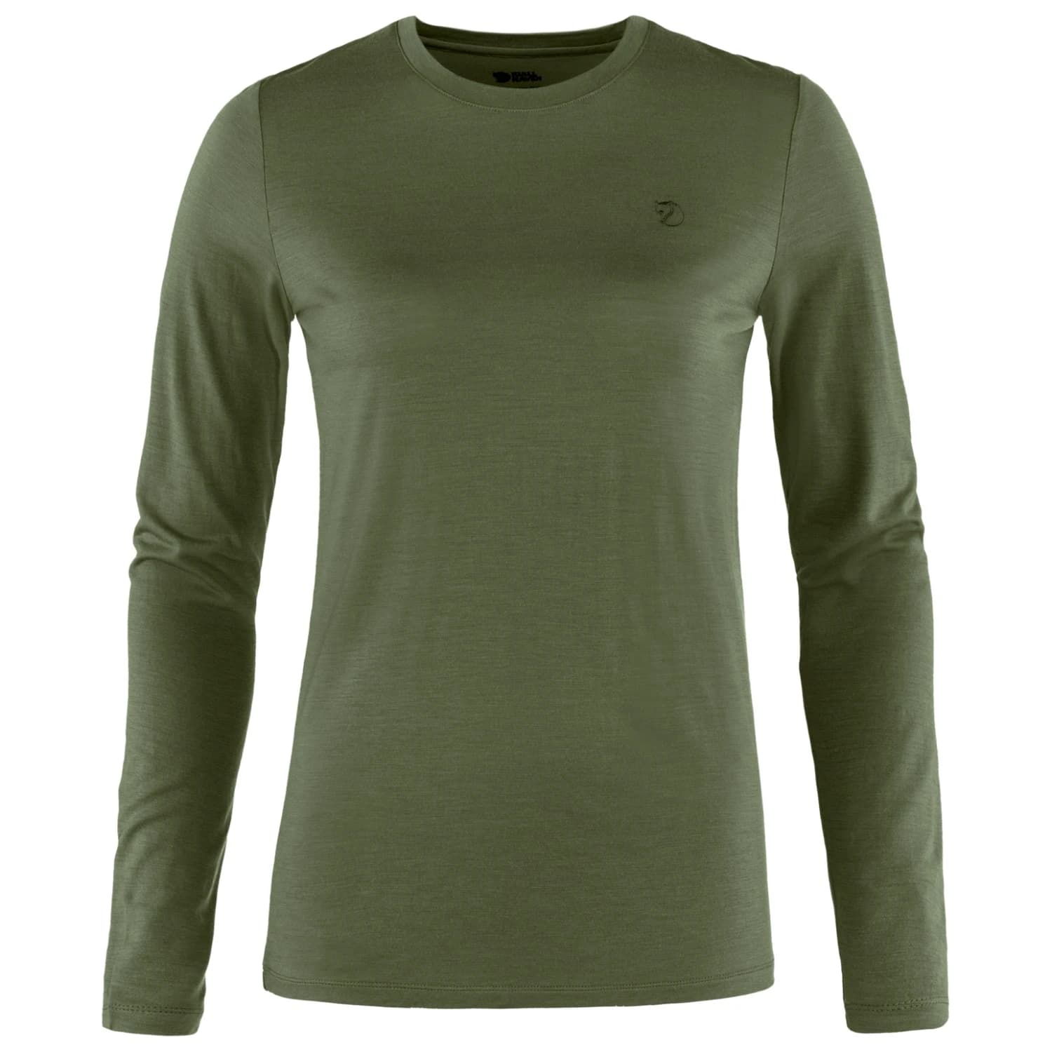 Дамска мериносова блуза Fjällräven Women's Abisko Wool L/S Merino longsleeve - Laurel Green