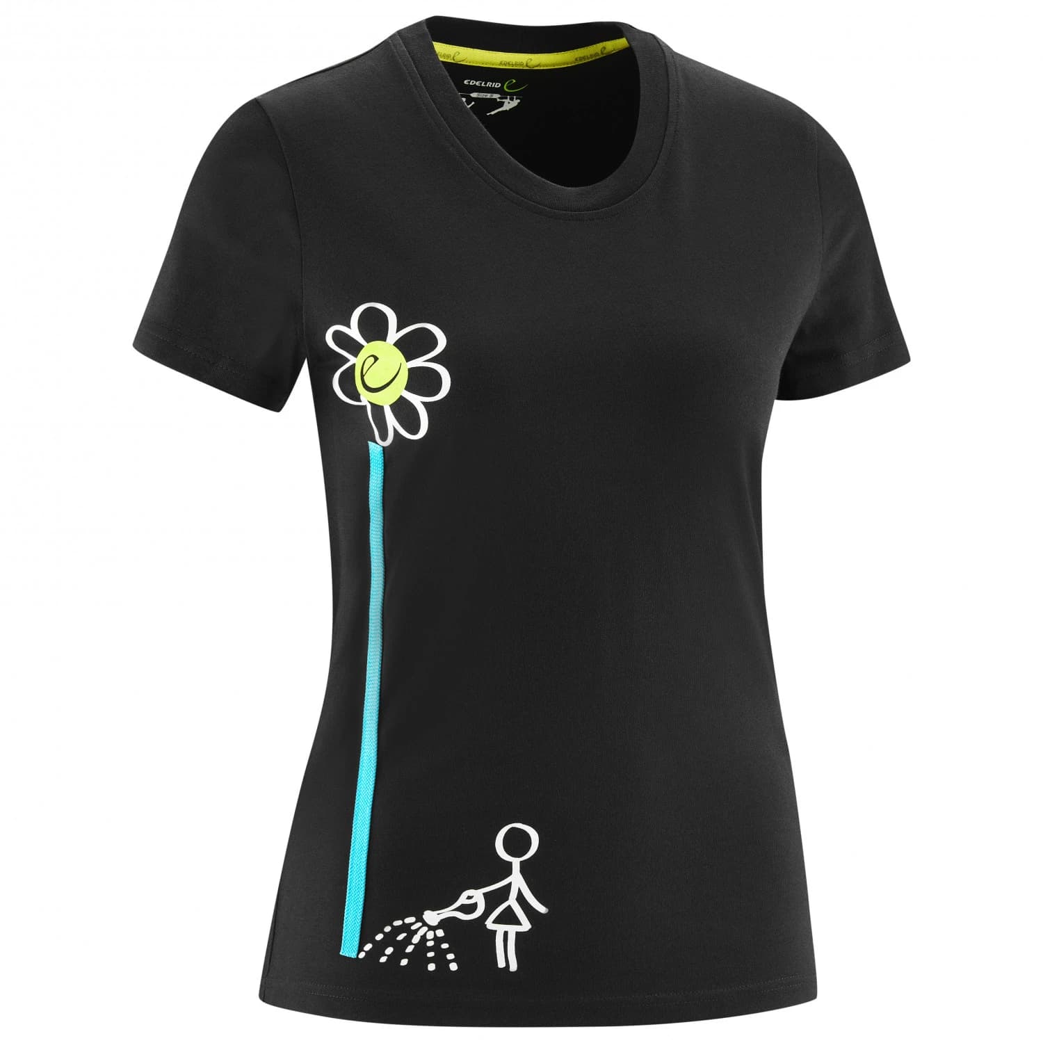Дамска тениска Edelrid Women's  Rope II T-shirt - Flower
