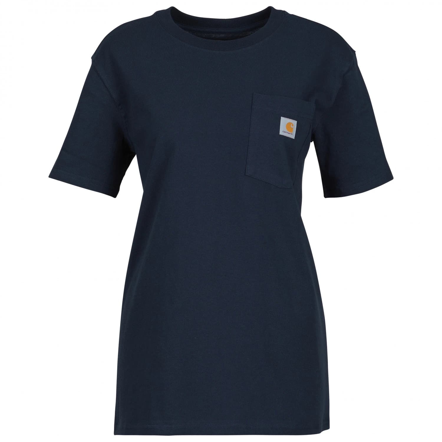 Дамска тениска Carhartt Women's Loose Fit Heavyweight S/S Pocket Cotton T-shirt - Navy