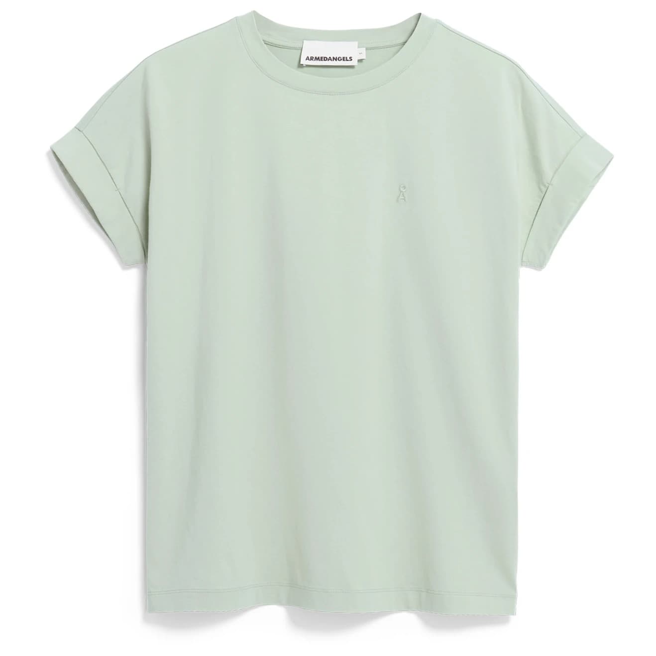 Дамска тениска ARMEDANGELS Women's Idaa Logo T-shirt - Foam