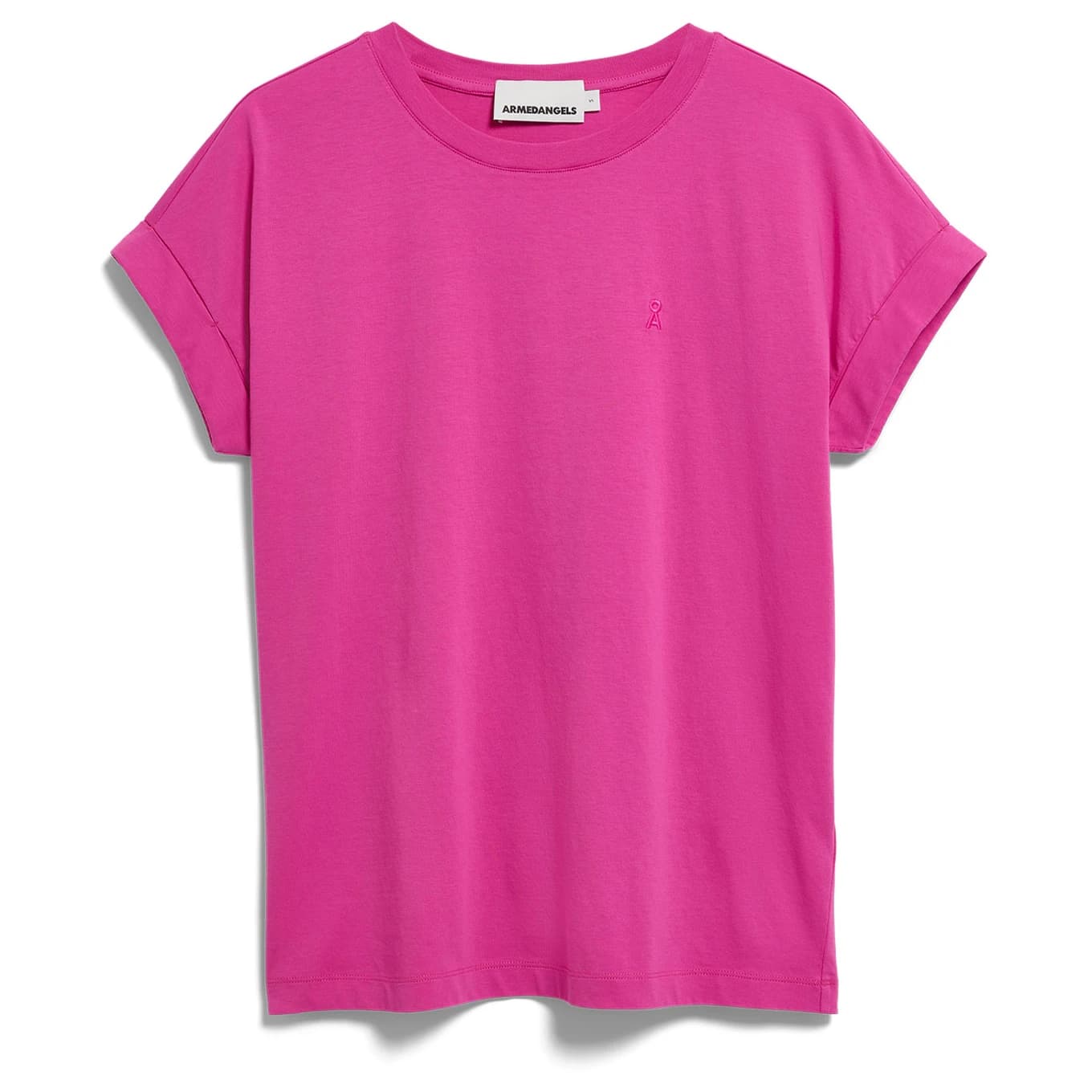 Дамска тениска Armedangels Women's Idaa Logo T-shirt - Very Berry