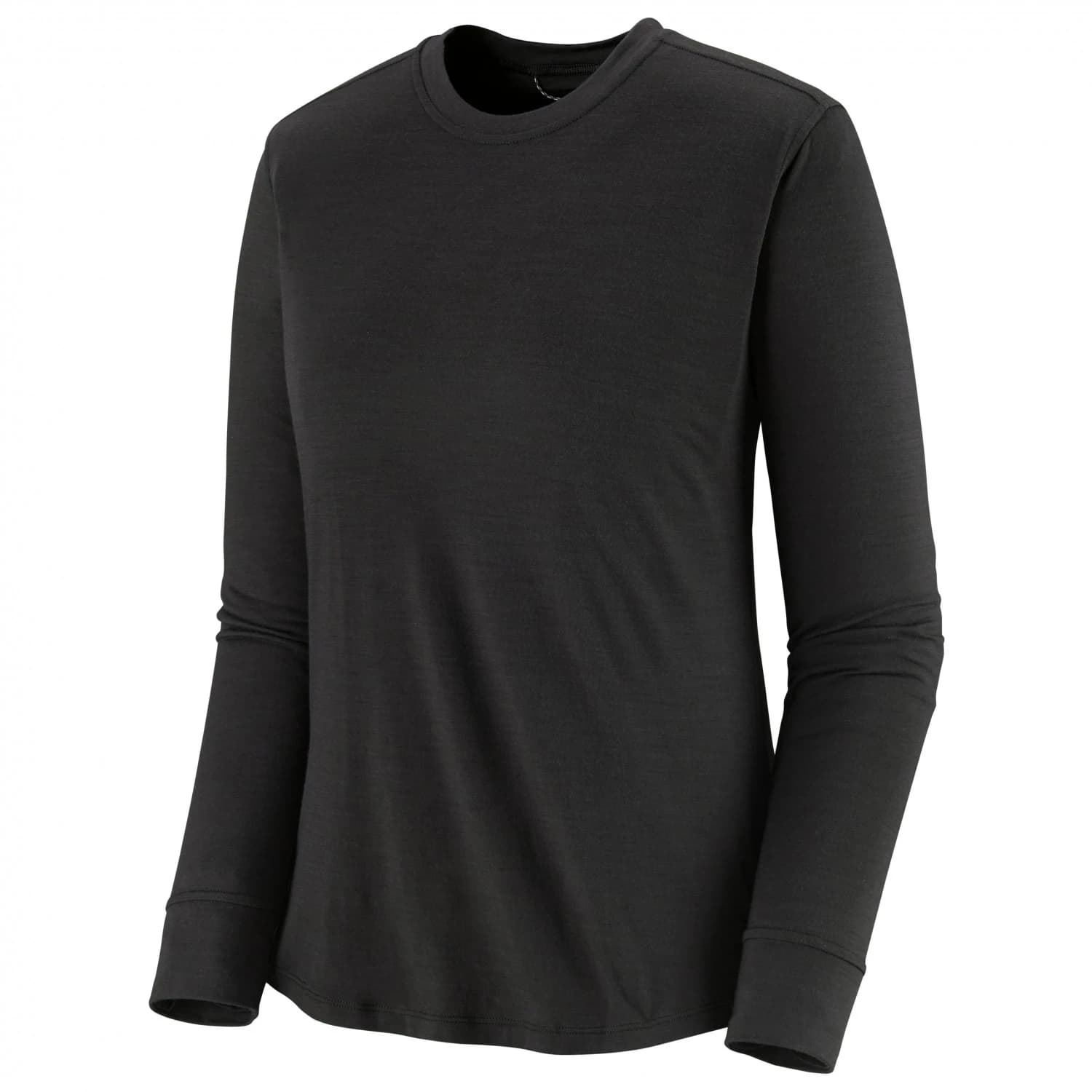 Дамско мериносово термобельо Patagonia Women's L/S Cap Cool Merino Shirt Merino shirt - Black