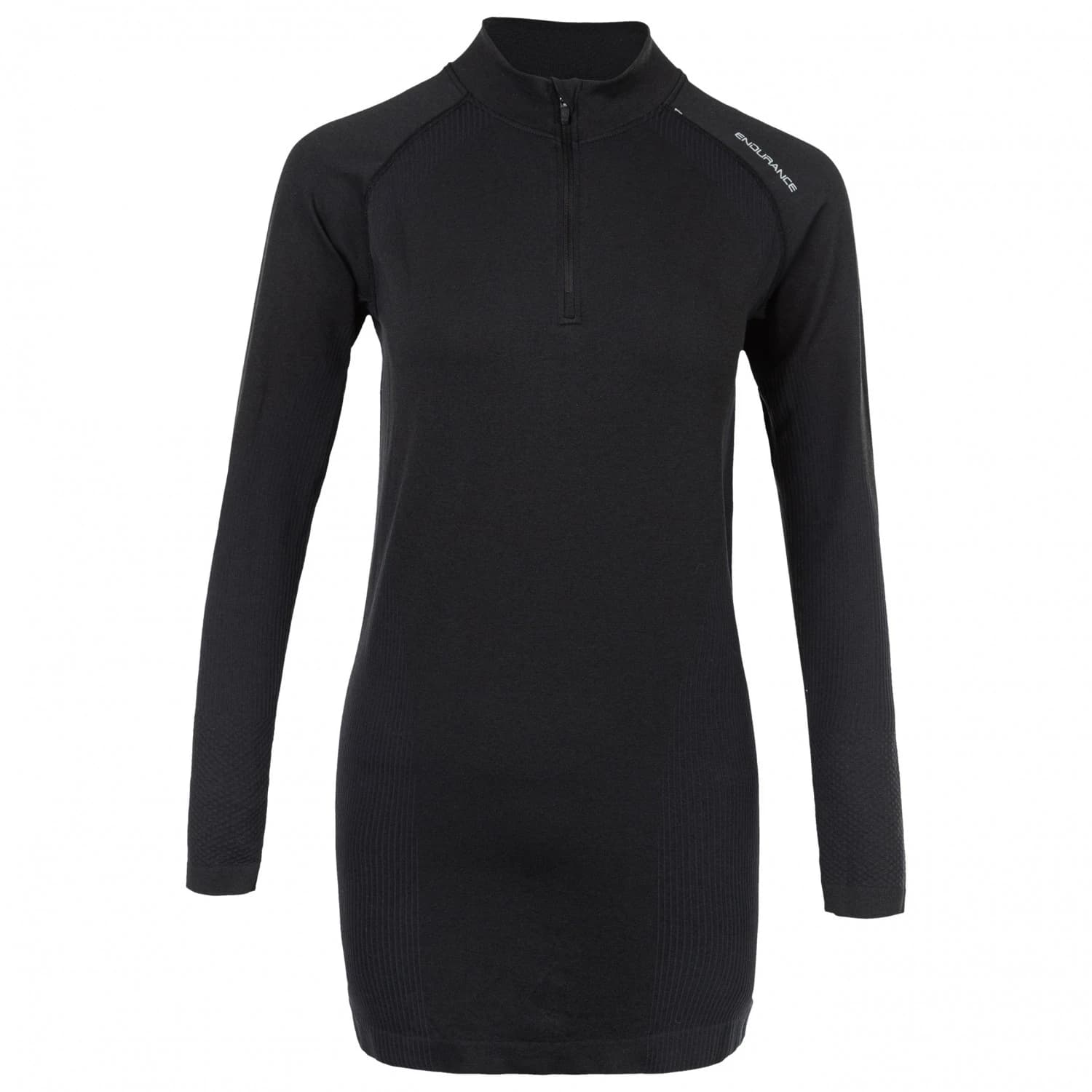 Дамска спортна тениска ENDURANCE Women's Halen Seamless Midlayer Sport shirt - Dark Grey Melange