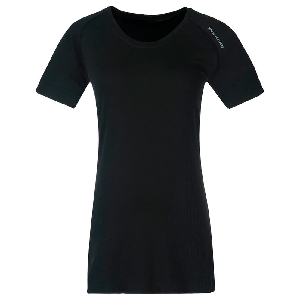 Дамска спортна тениска ENDURANCE Women's Halen Seamless S/S Tee Sport shirt - Dark Grey Melange