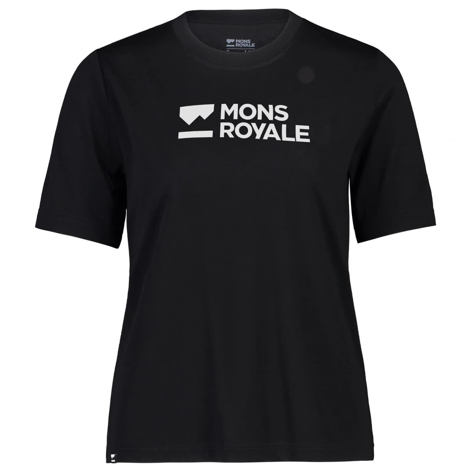Дамска мериносова блуза Mons Royale Women's Icon Relaxed Tee Merino shirt - Black