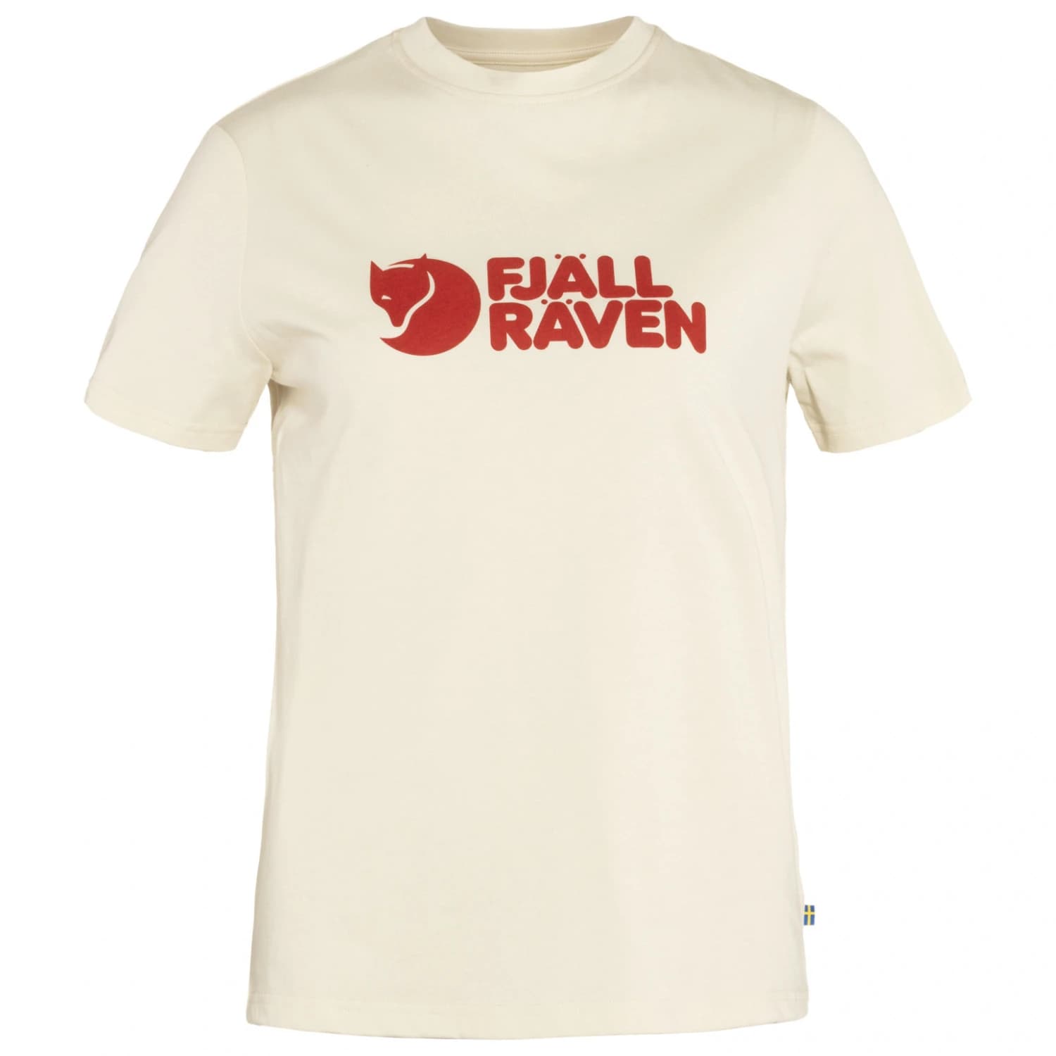 Дамска тениска Fjällräven Women's Fjällräven Logo Tee T-shirt - Chalk White
