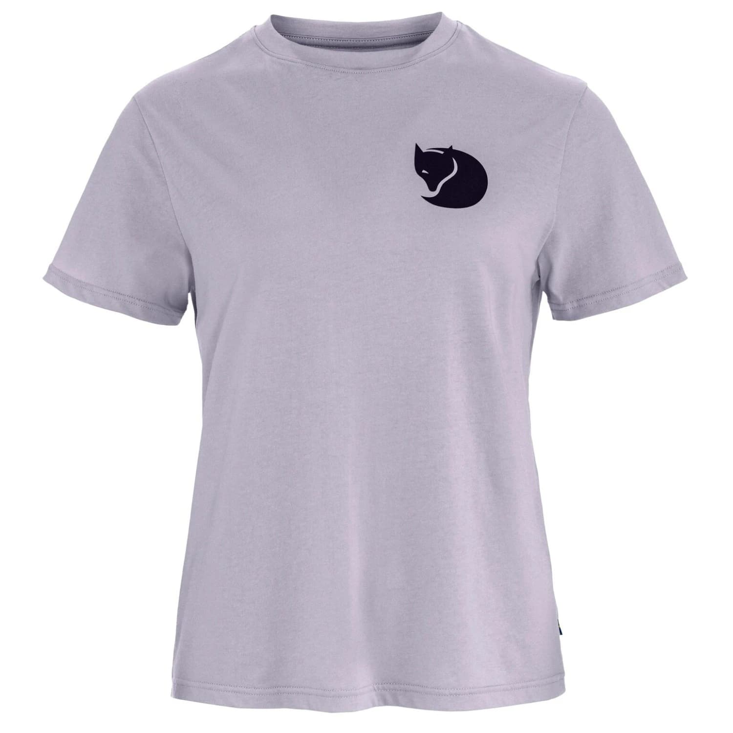 Дамска тениска Fjällräven Women's Fox Boxy Logo Tee T-shirt - Lavender Mist