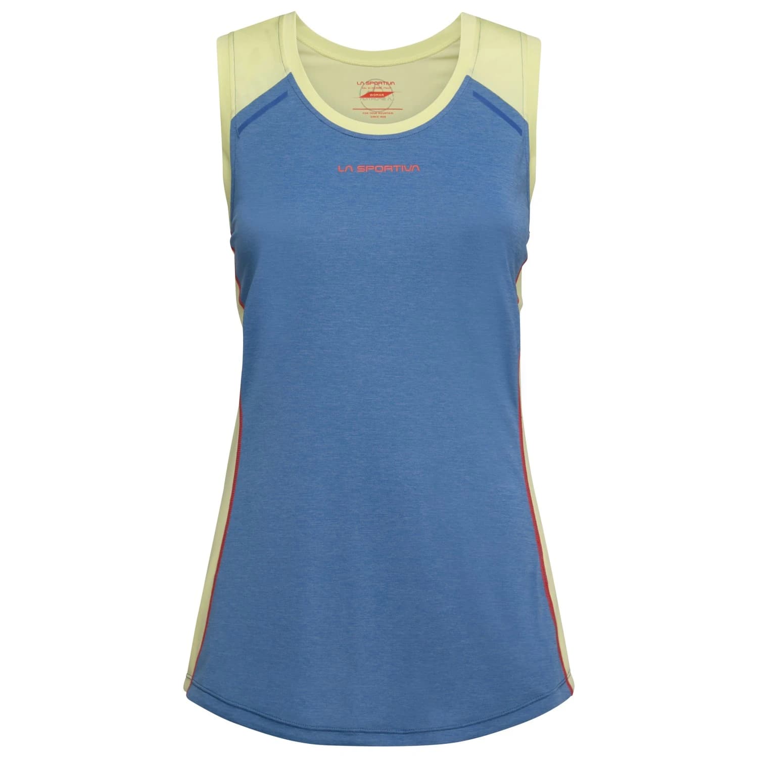 Дамски потник с широка презрамка La sportiva Women's Tracer Tank Running shirt - Moonlight / Zest