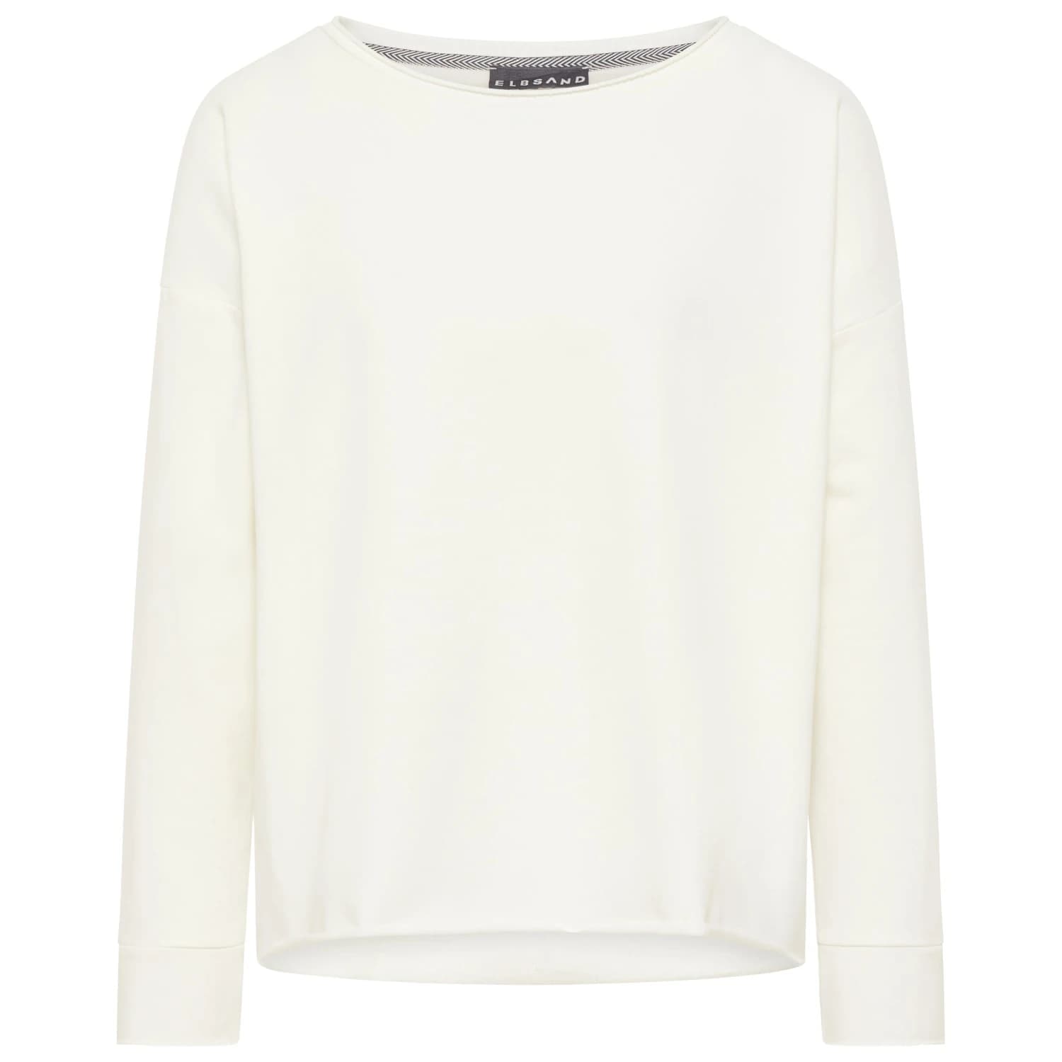 Дамски пуловер ELBSAND Women's Riane Sweatshirt Jumper - Cloud White