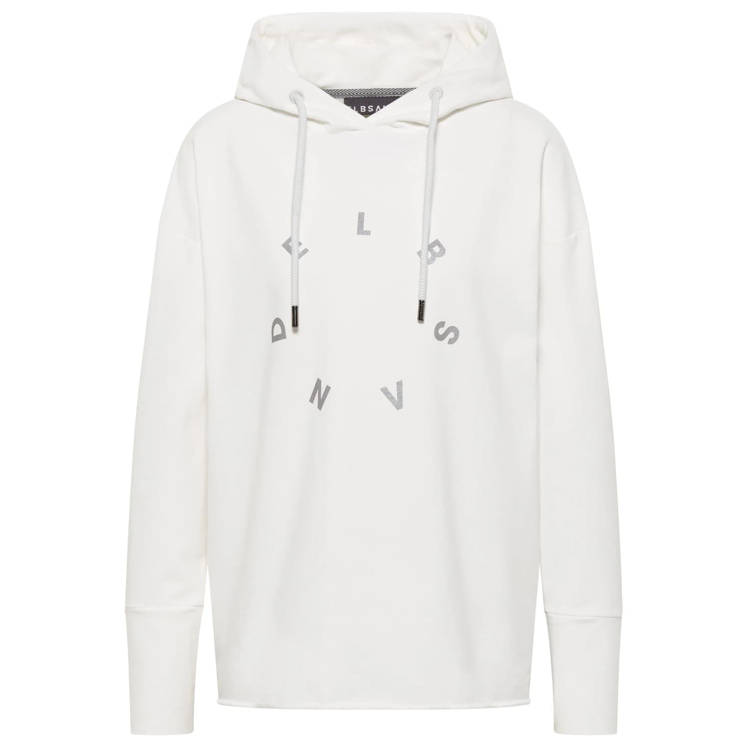 Дамски суичър Elbsand Women's Daris Hoodie - Cloud White / Gun Metal
