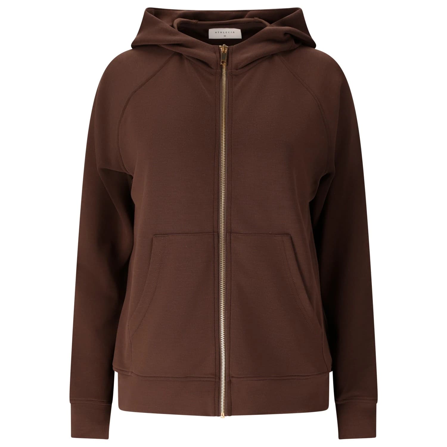 Дамски суичър ATHLECIA Women's Jacey Full Zip Hoodie - Chocolate Torte