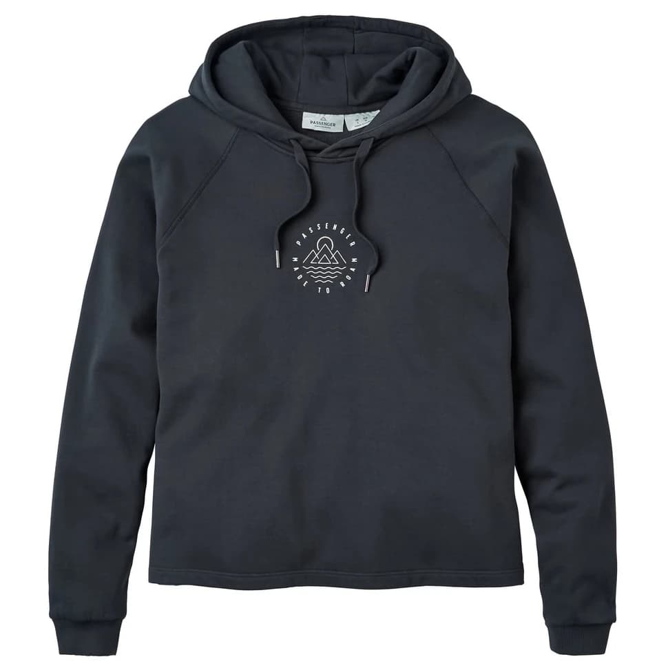 Дамски суичър Passenger Women's Remote Recycled Cotton Hoodie - Black