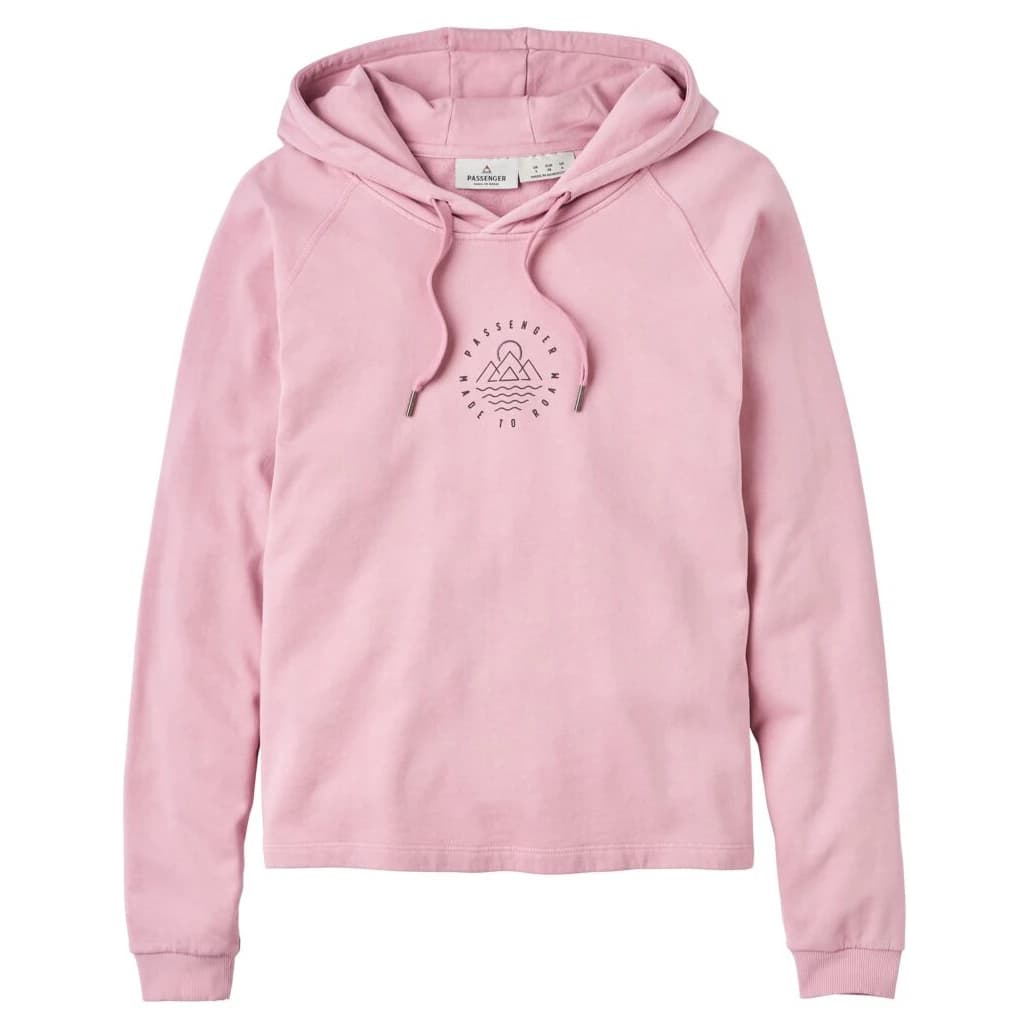 Дамски суичър Passenger Women's Remote Recycled Cotton Hoodie - Pink Haze