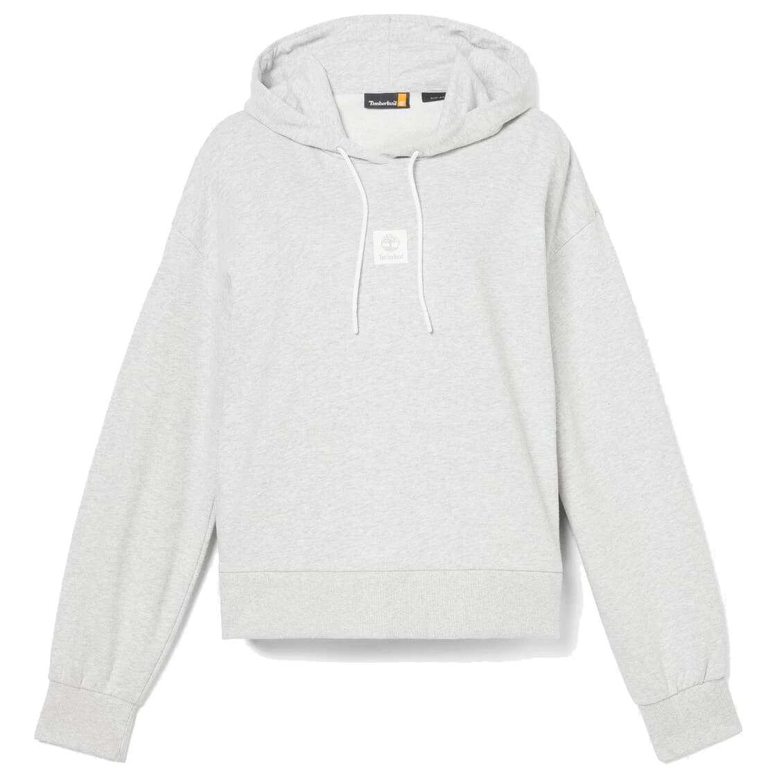 Дамски суичър Timberland Women's Stack Logo Loop Back Hoodie - Light Grey Melange