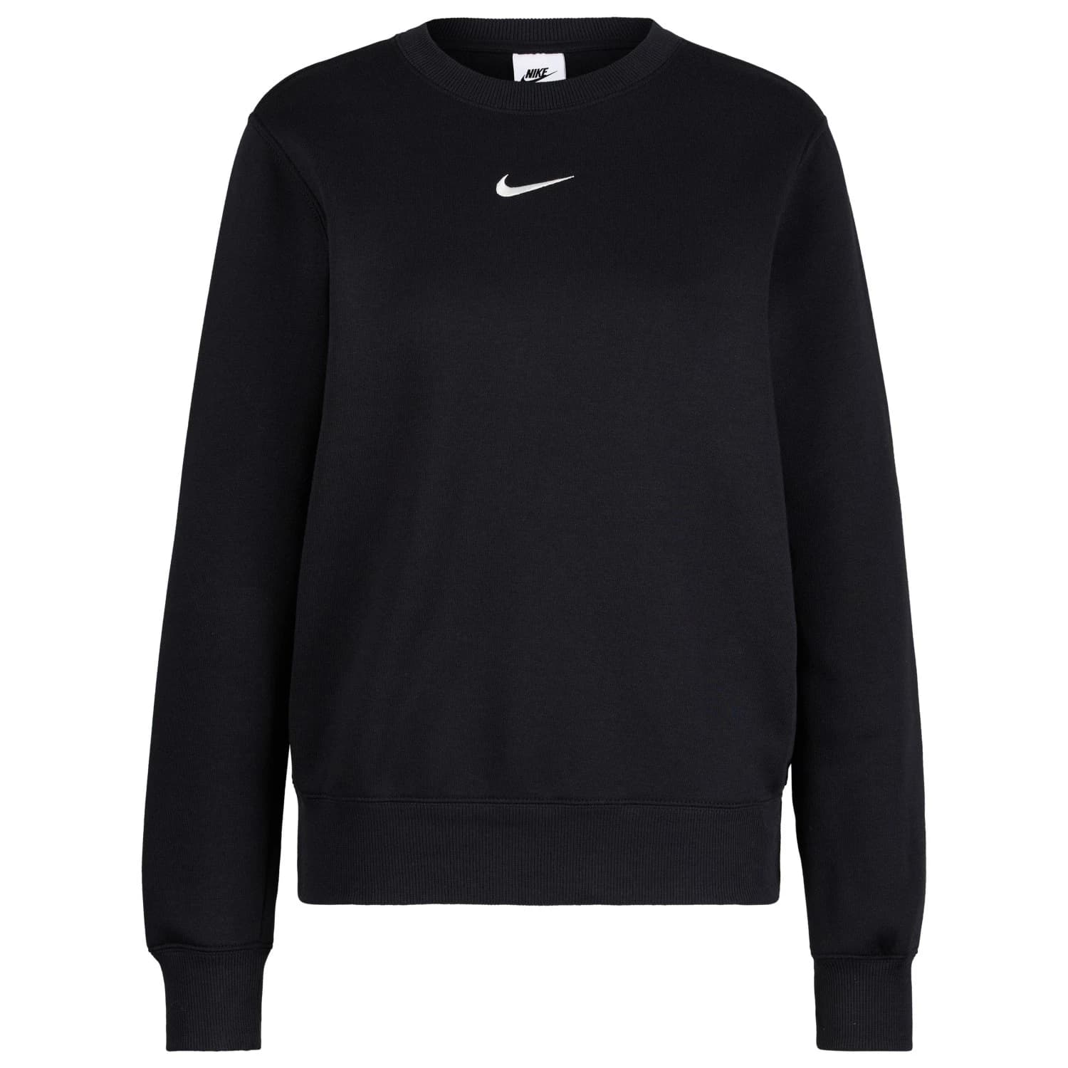 Дамски пуловер Nike Women's Sportswear Phoenix Fleece Sweatshirt Jumper - Black / Sail