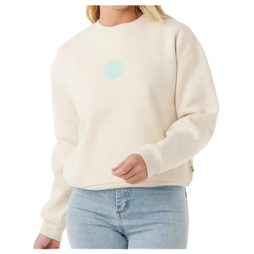 Дамски пуловер Rip curl Women's Icons of Surf Relaxed Crew Jumper - Shell
