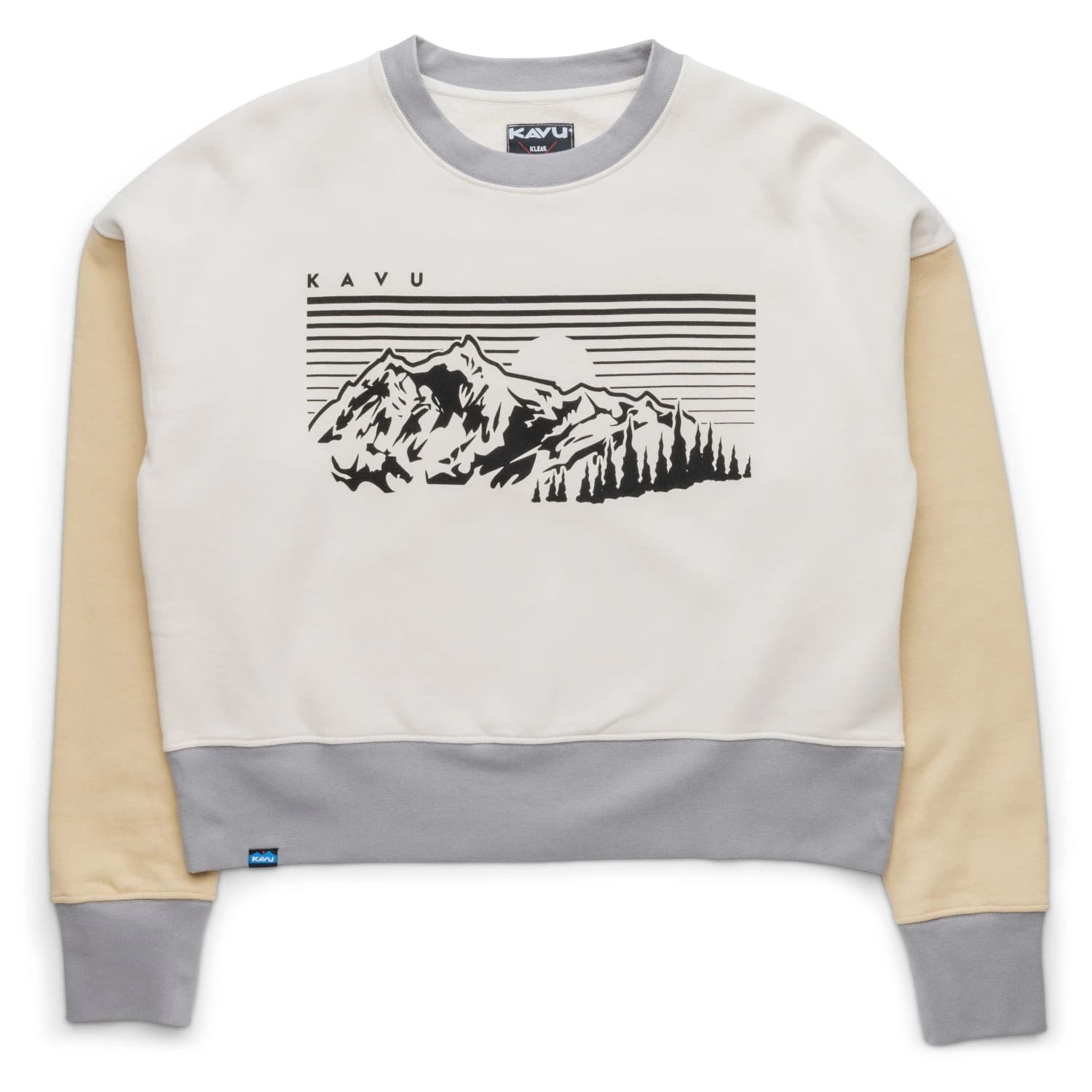 Дамски пуловер KAVU Women's Crew Crop Jumper - Sunset Ridge