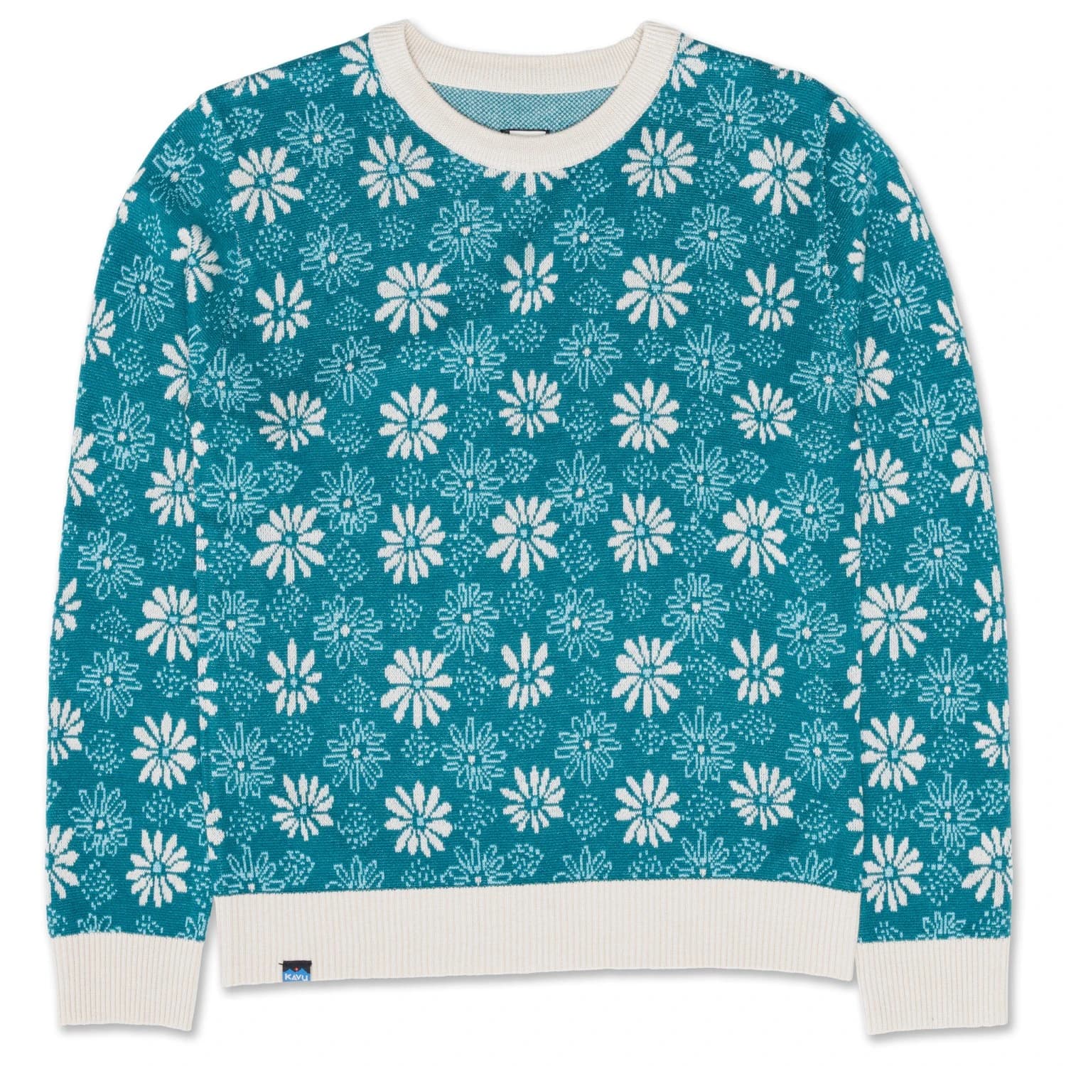 Пуловер KAVU Women's Hillrose Jumper - Glacier Floral