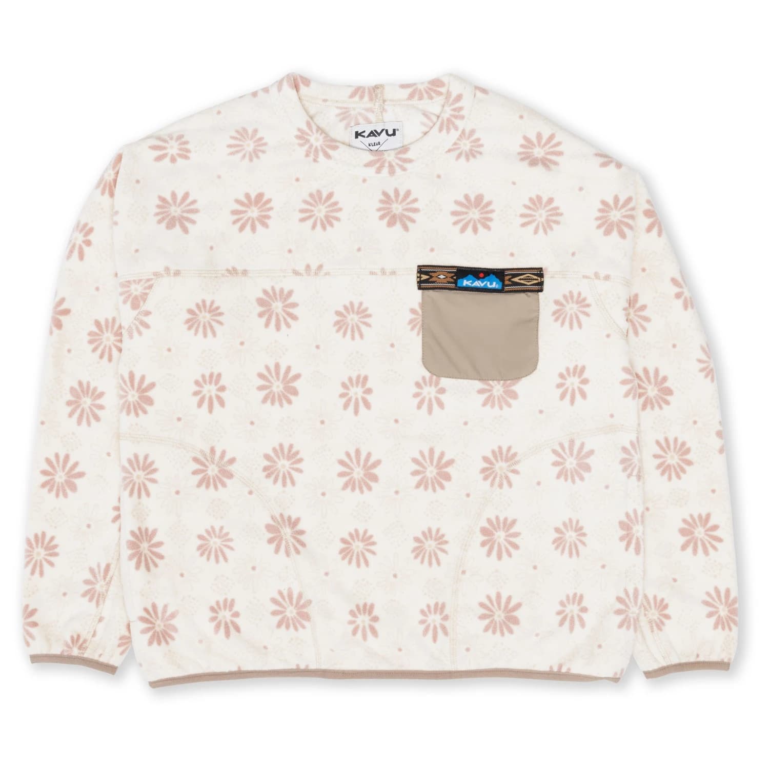 Поларен пуловер KAVU Women's Kelowna Fleece jumper - Snow Floral