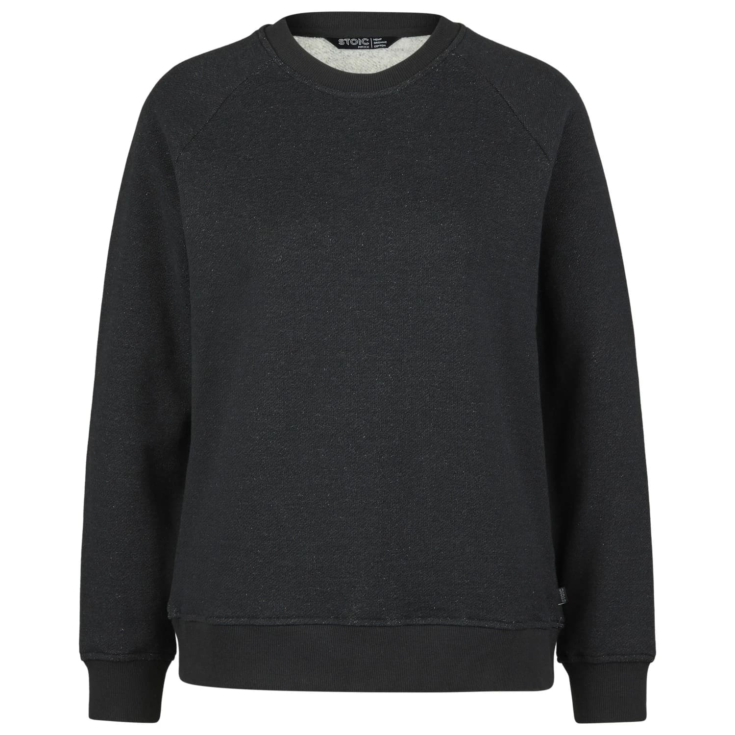Дамски пуловер Stoic Women's MMXX. Kumla Crew Neck Jumper - Black / Melange
