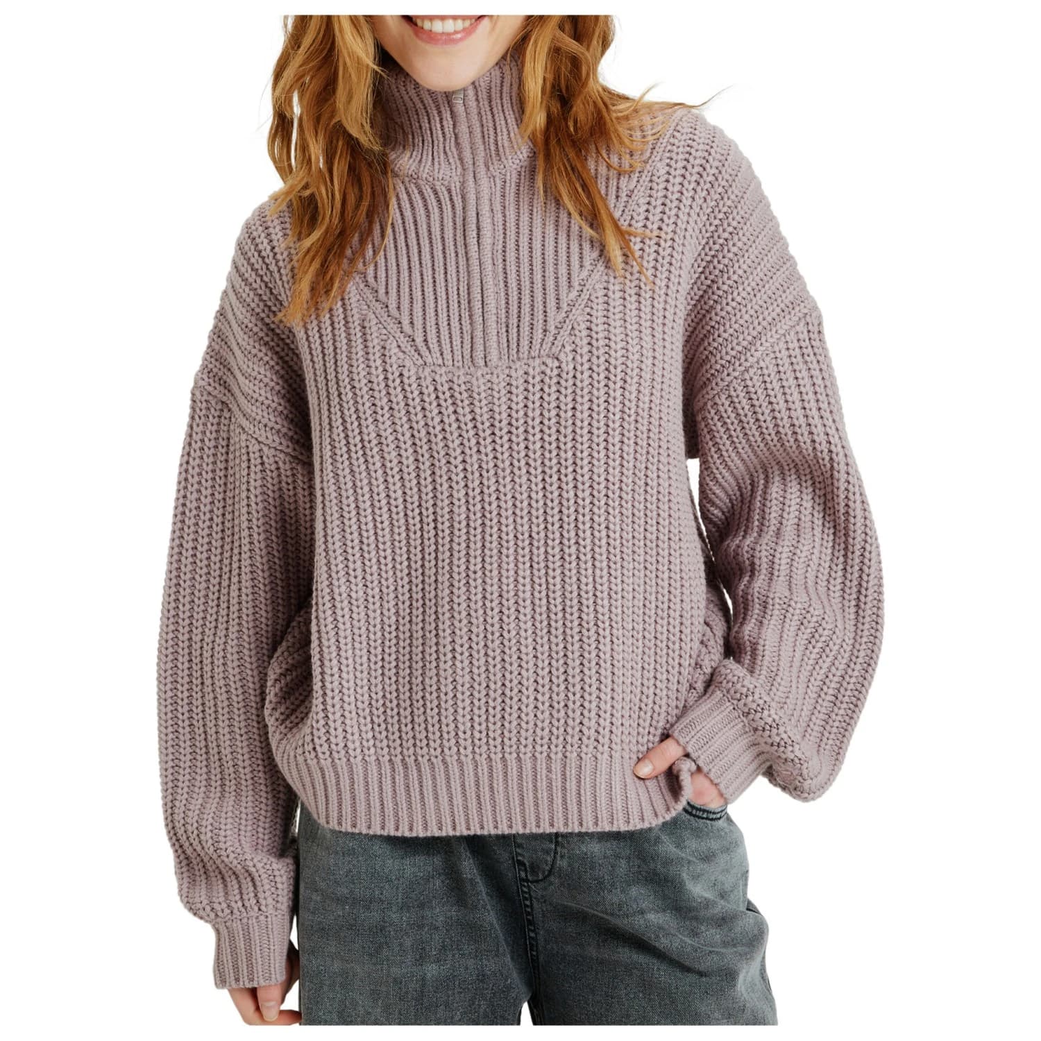 Дамски пуловер Roxy Women's Home Again Jumper - Nirvana